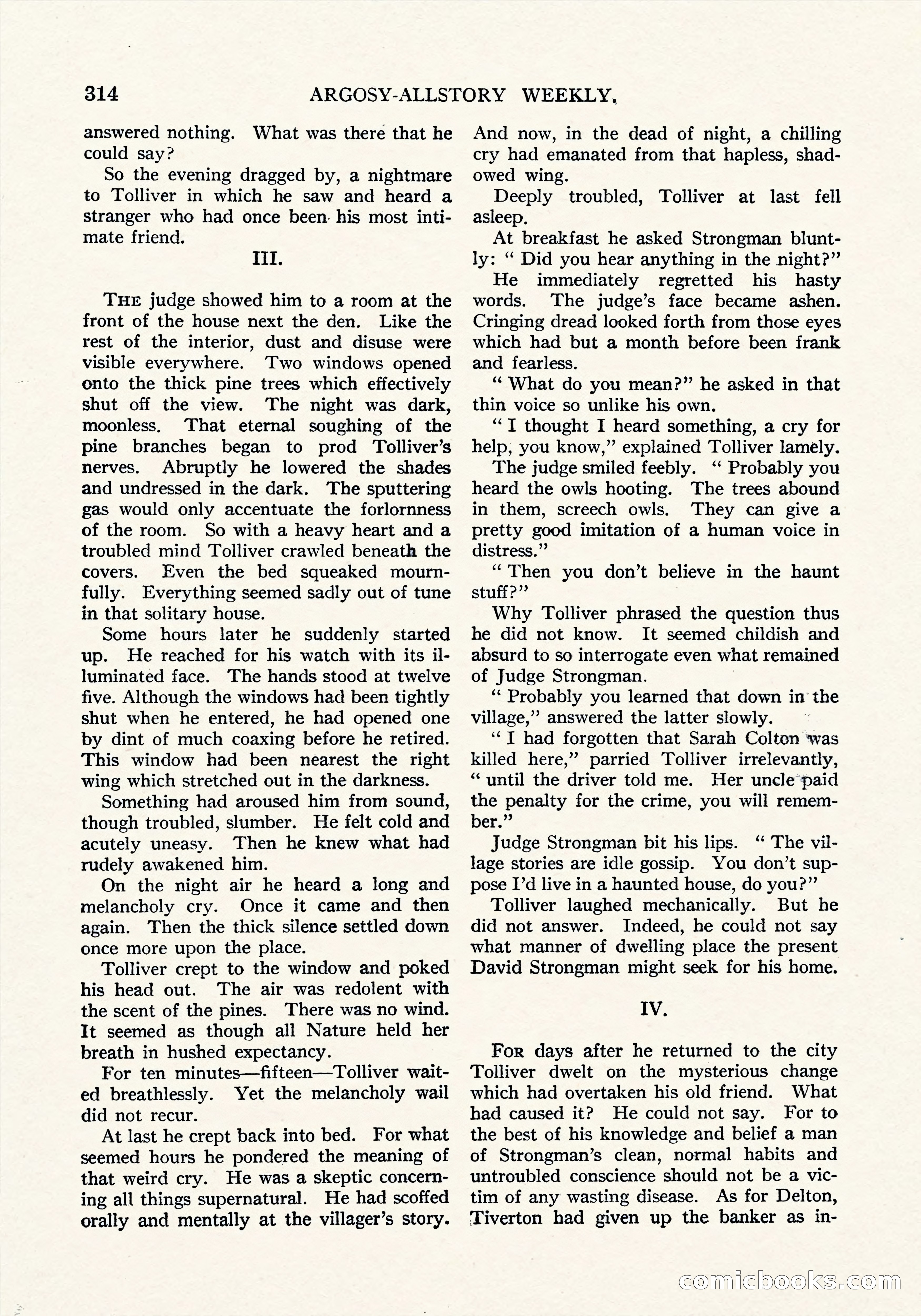 Argosy All-Story Weekly, September 8, 1923 — page 172 of 180