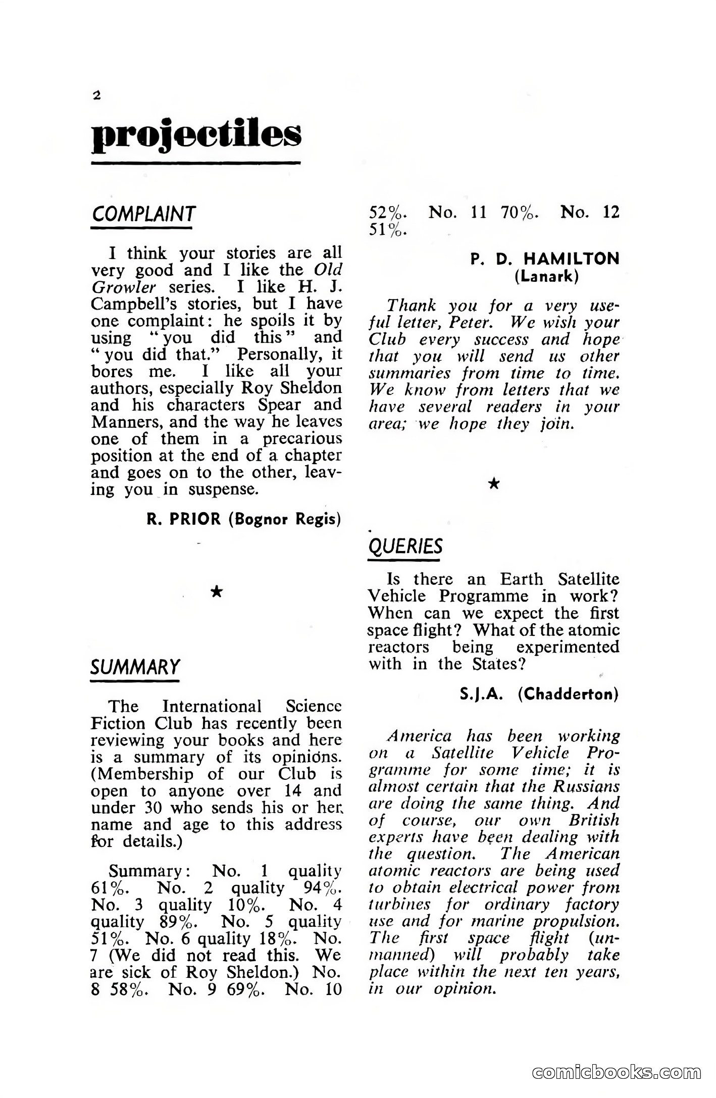 Authentic Science Fiction Monthly, December 1951 — page 4 of 116