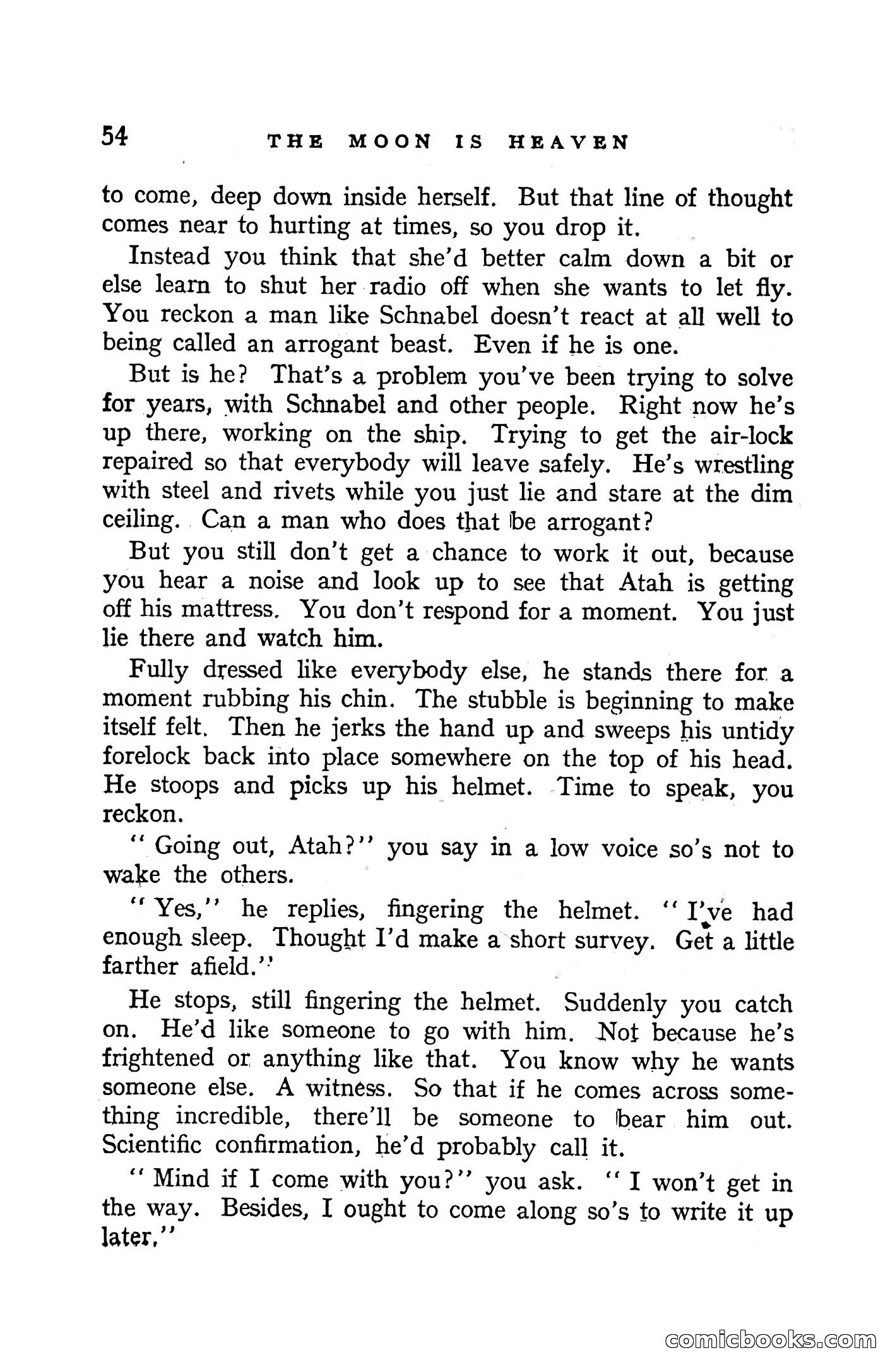 Authentic Science Fiction Monthly, December 1951 — page 56 of 116