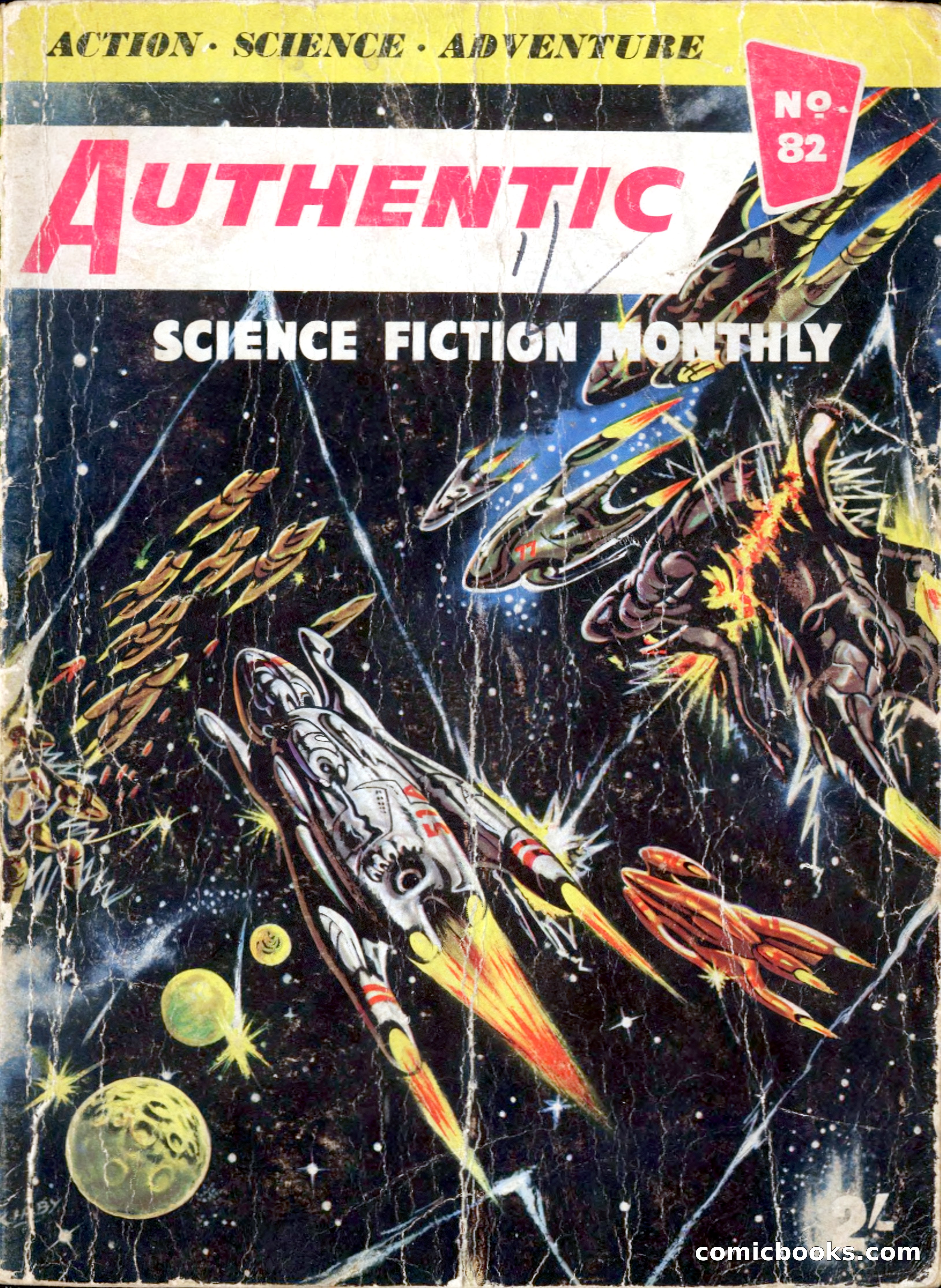 Authentic Science Fiction Monthly, No. 82 — page 1 of 130