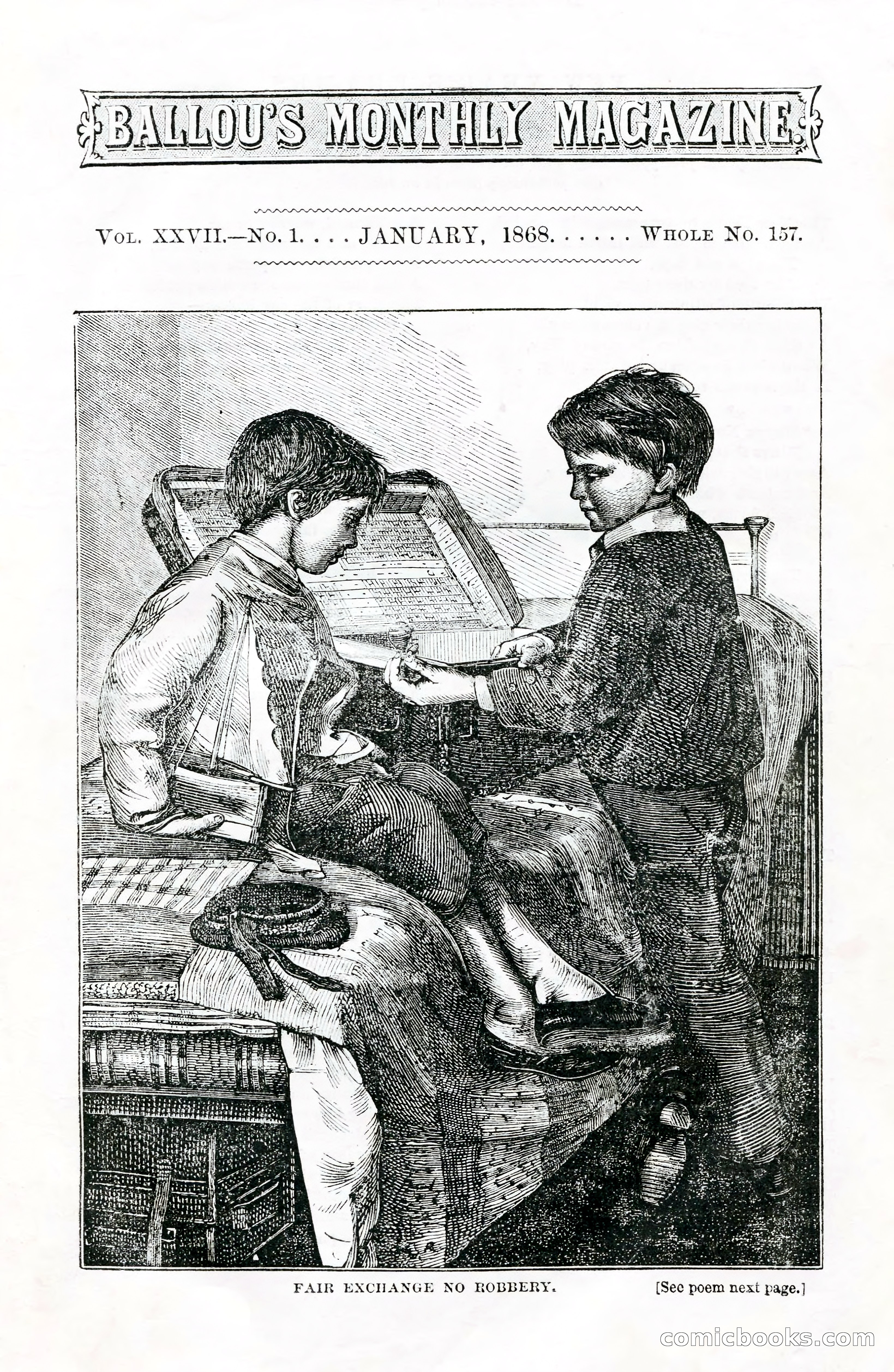 Ballou's Monthly Magazine, Vol. XXVII, No. 1