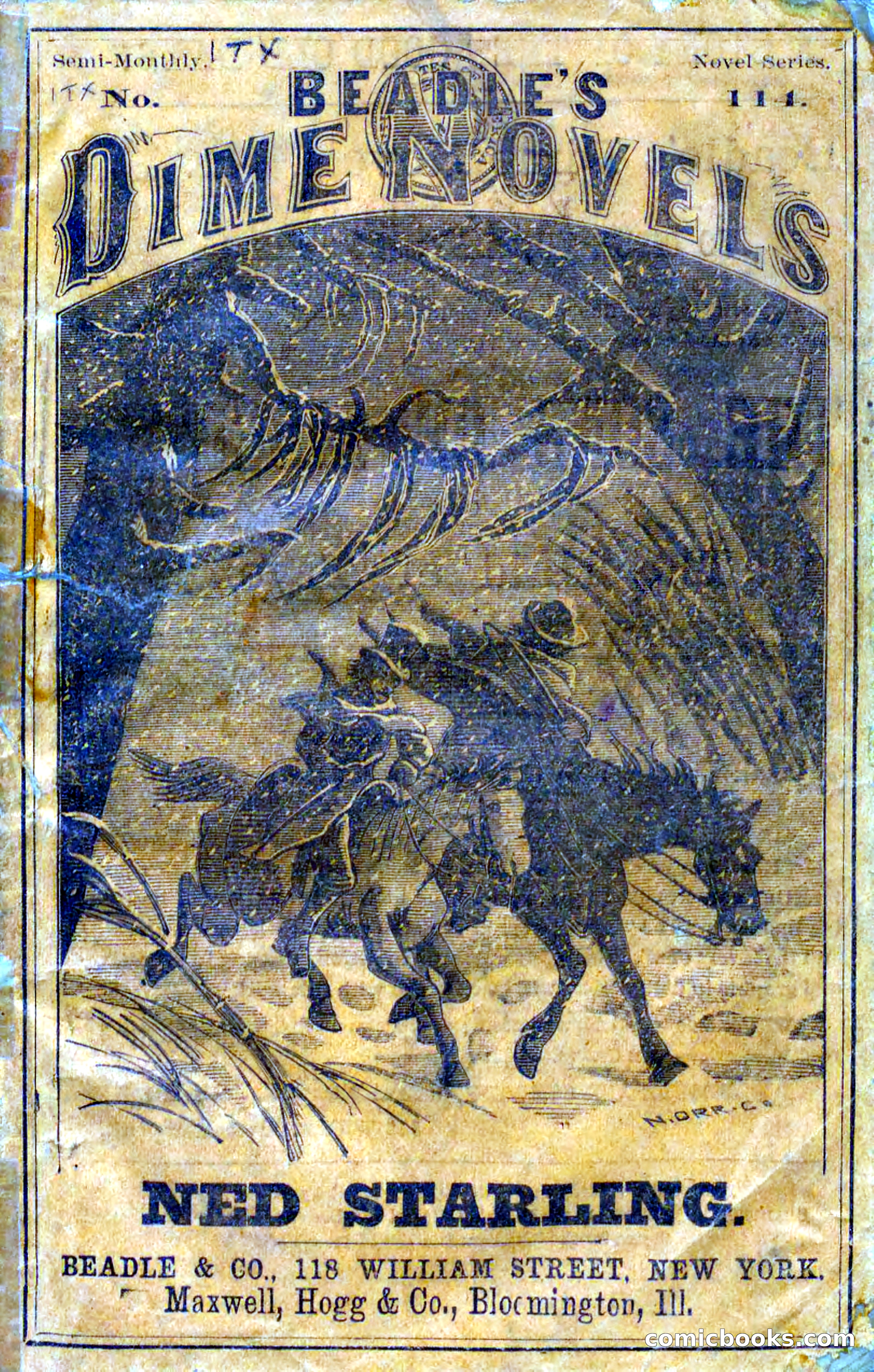 Beadle's Dime Novels No. 114: Ned Starling — page 1 of 100