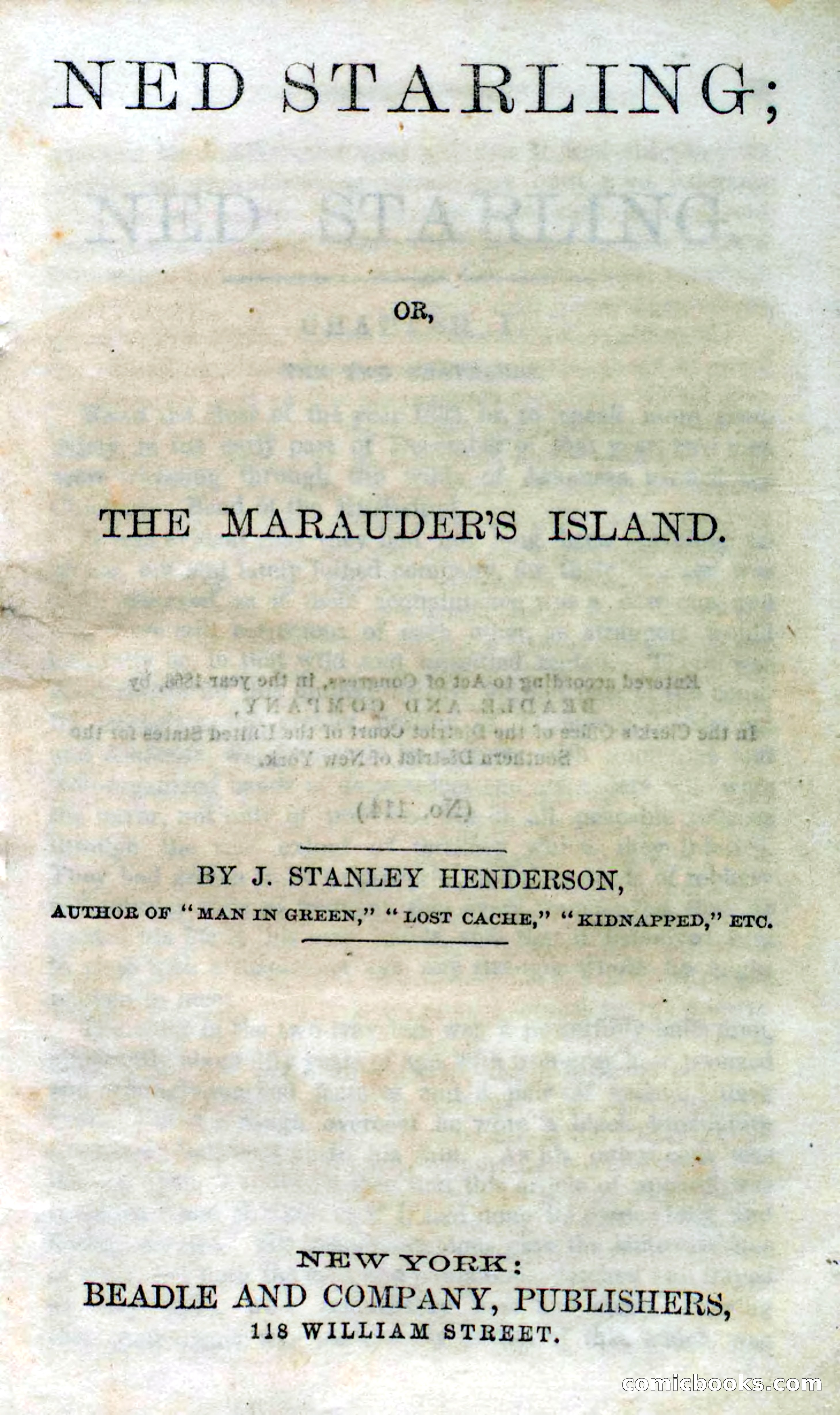 Beadle's Dime Novels No. 114: Ned Starling — page 5 of 100