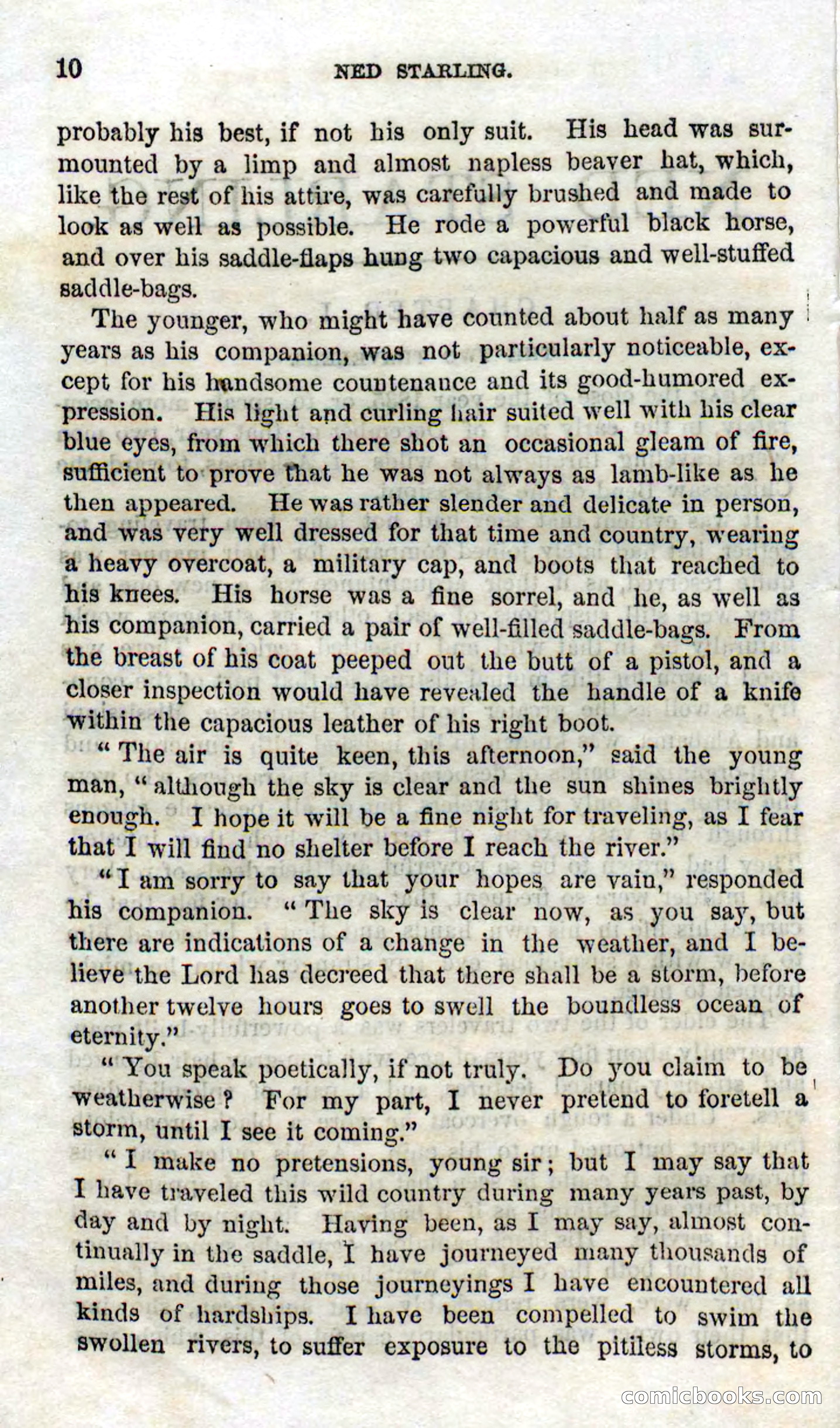 Beadle's Dime Novels No. 114: Ned Starling — page 8 of 100