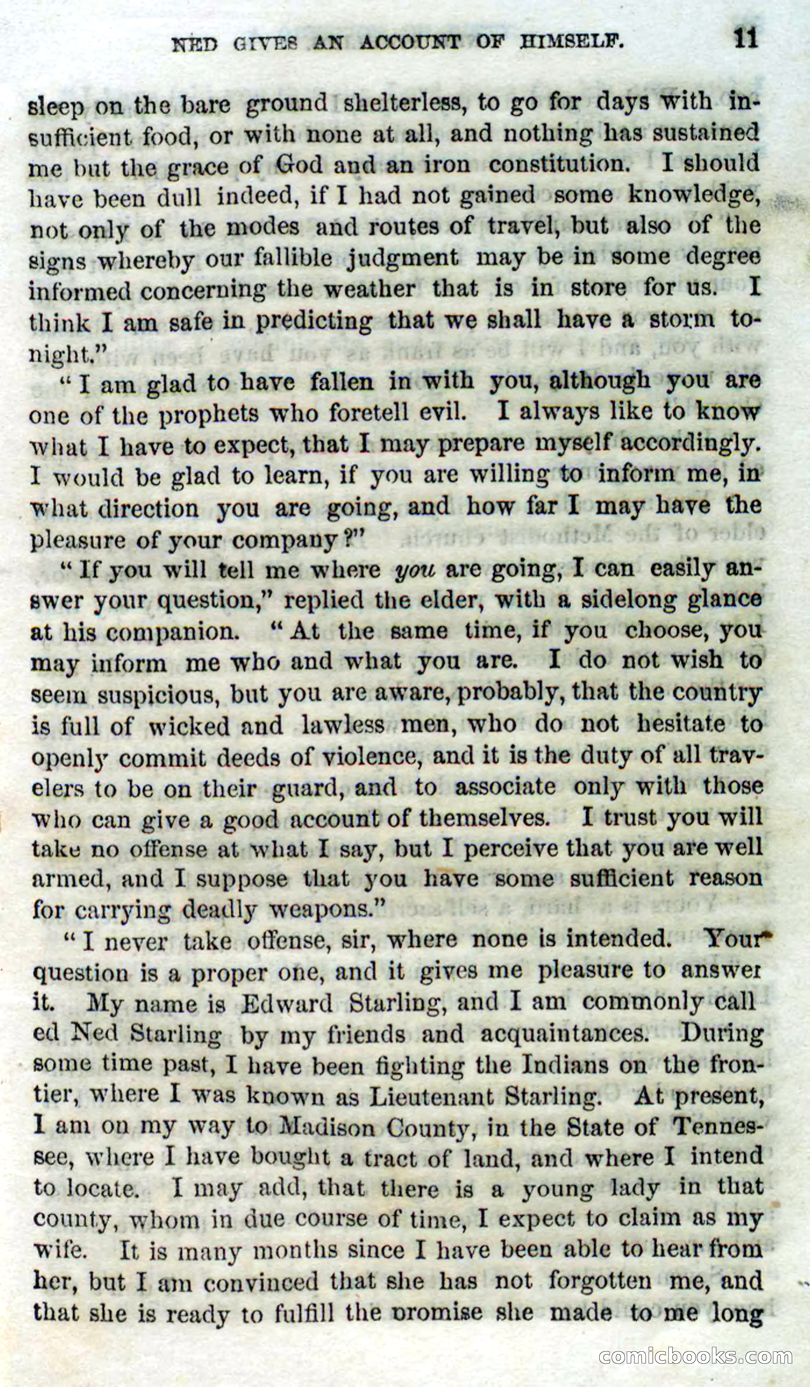 Beadle's Dime Novels No. 114: Ned Starling — page 9 of 100