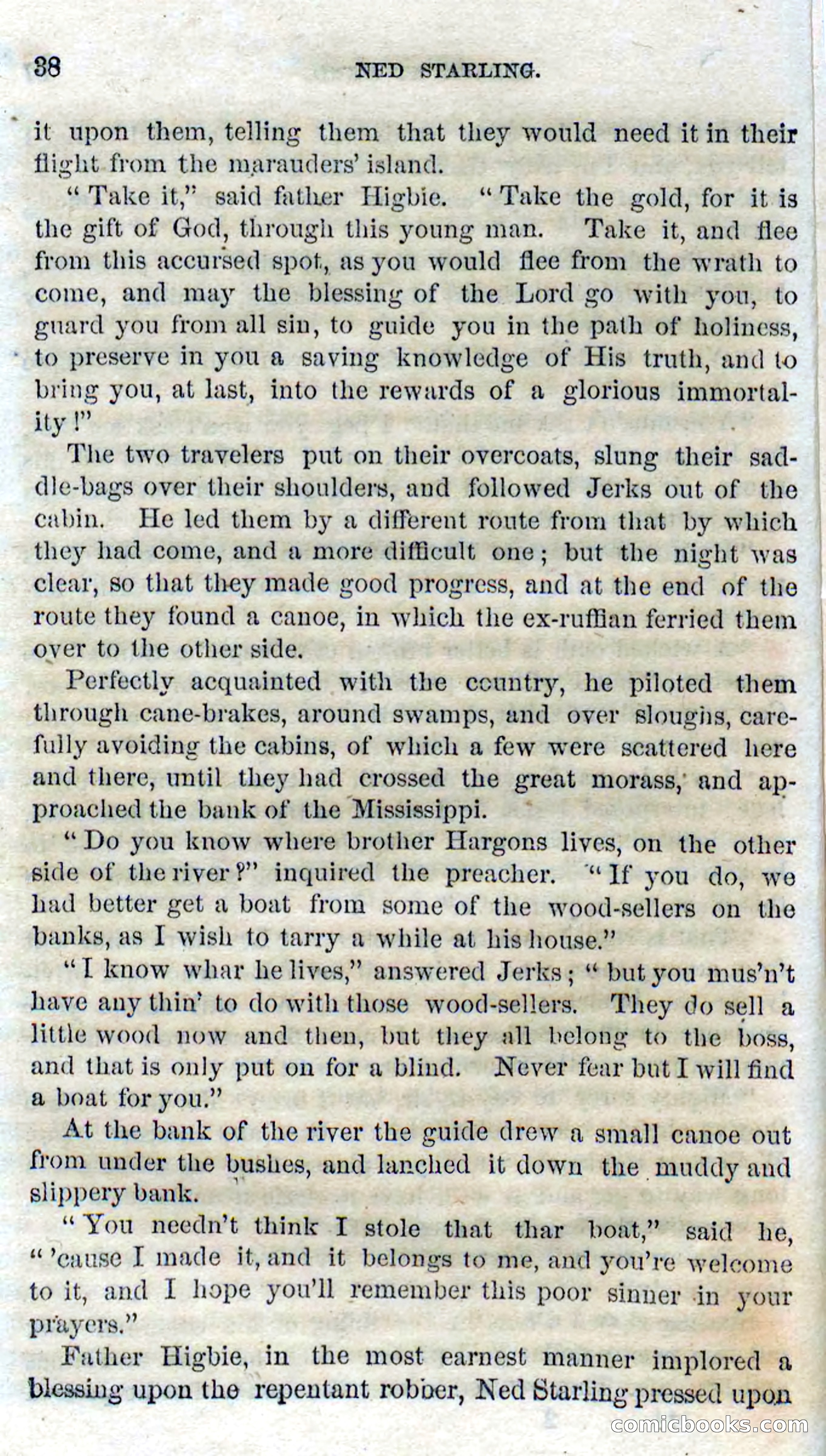 Beadle's Dime Novels No. 114: Ned Starling — page 36 of 100