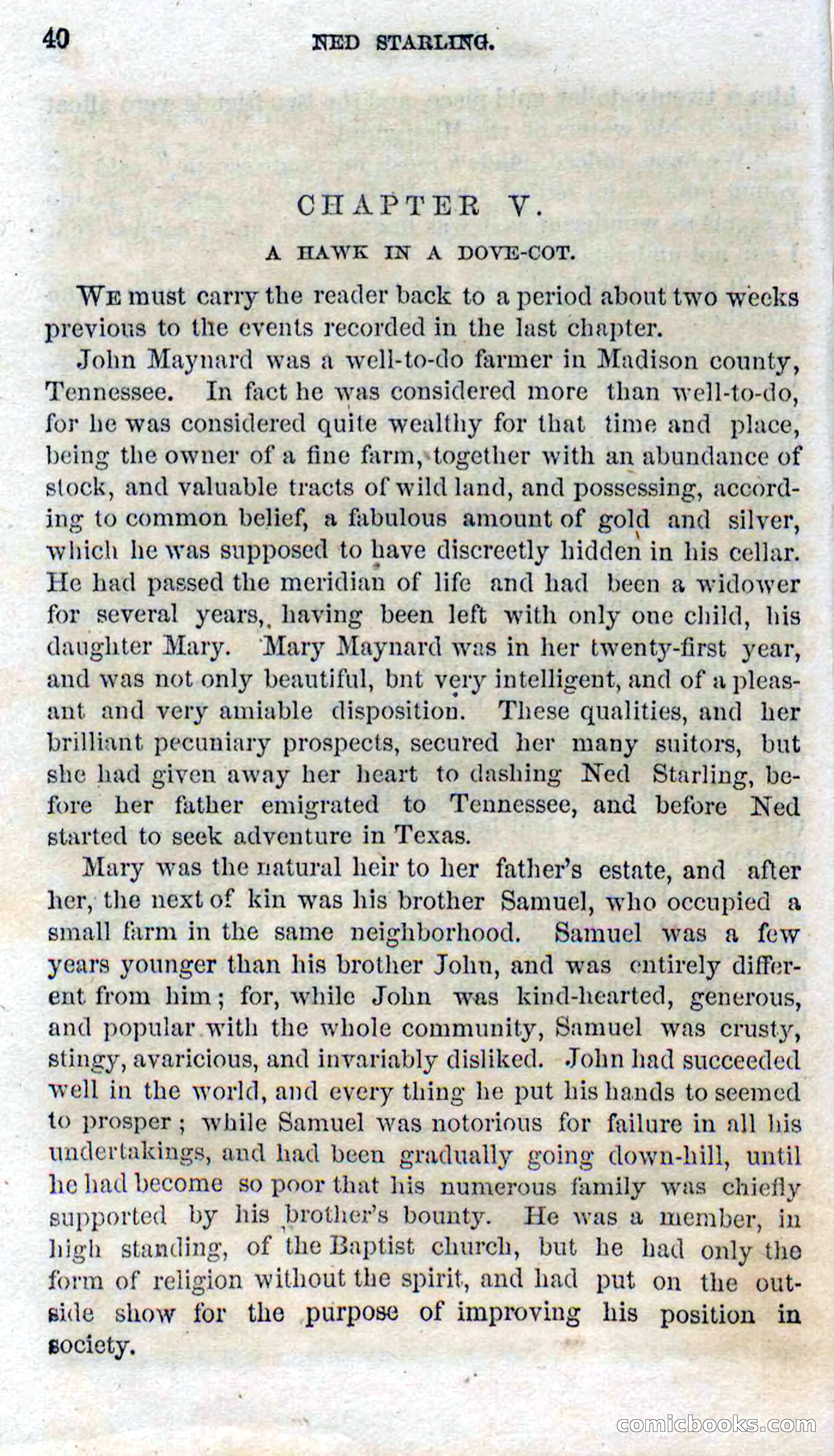 Beadle's Dime Novels No. 114: Ned Starling — page 38 of 100