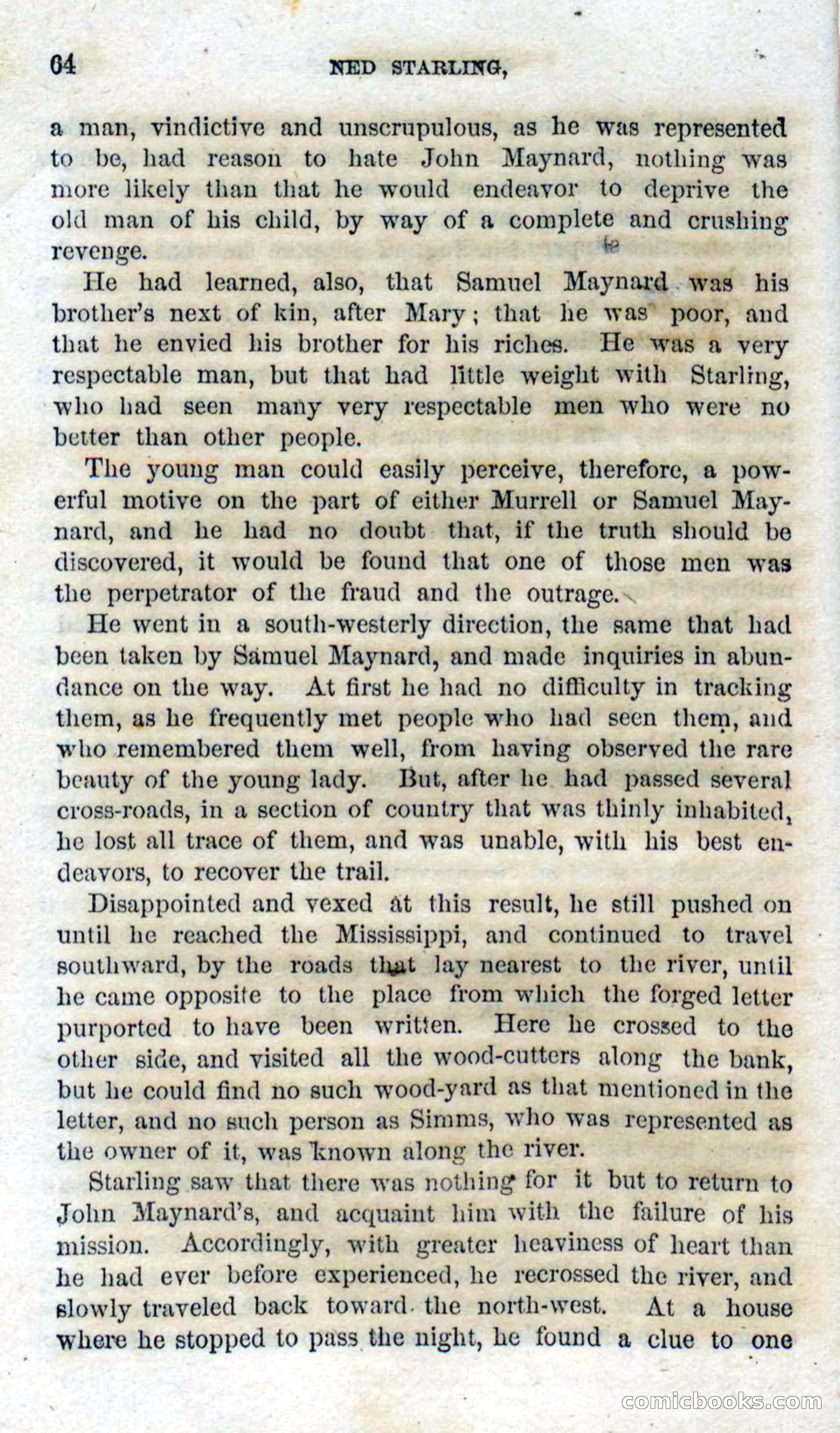 Beadle's Dime Novels No. 114: Ned Starling — page 62 of 100