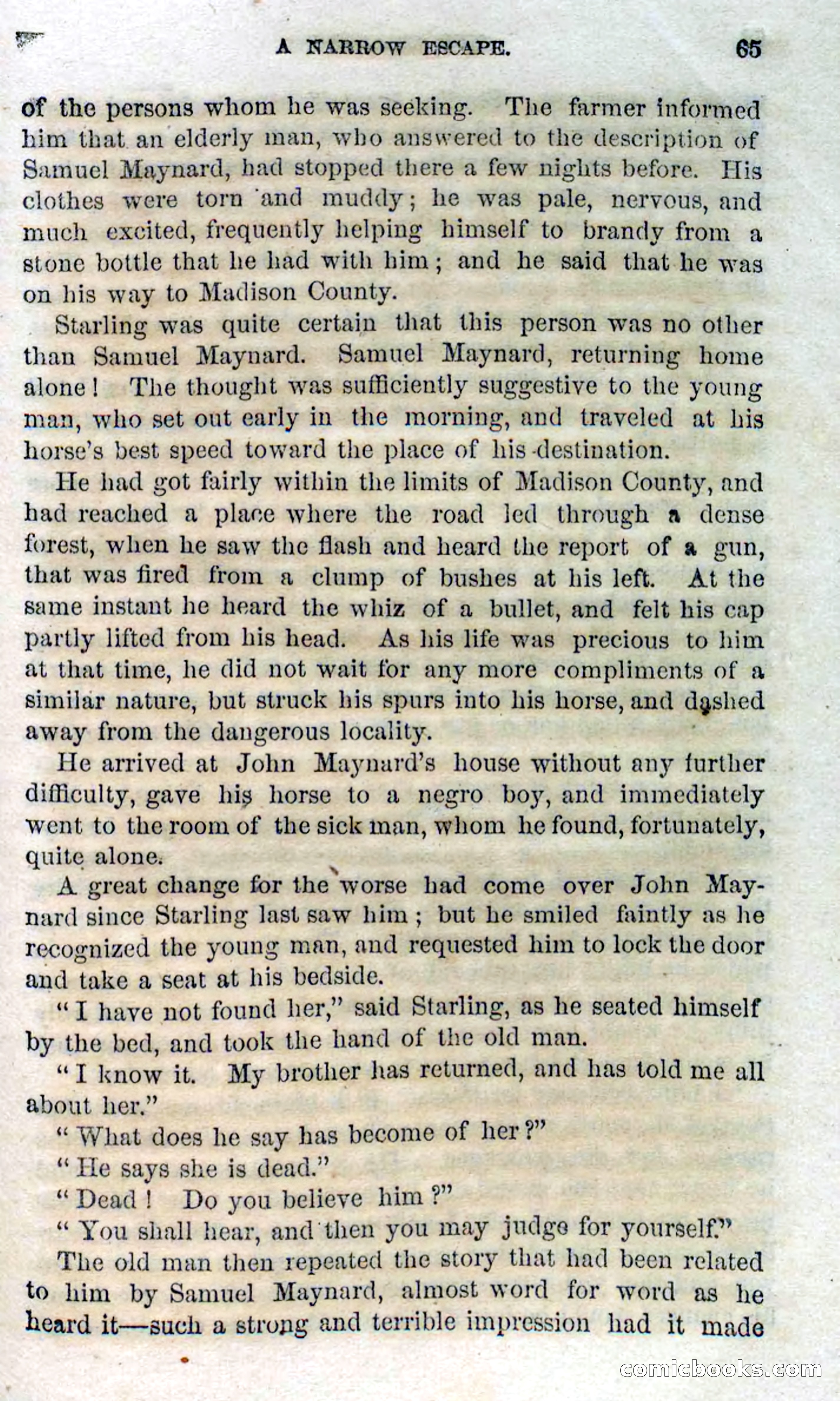 Beadle's Dime Novels No. 114: Ned Starling — page 63 of 100