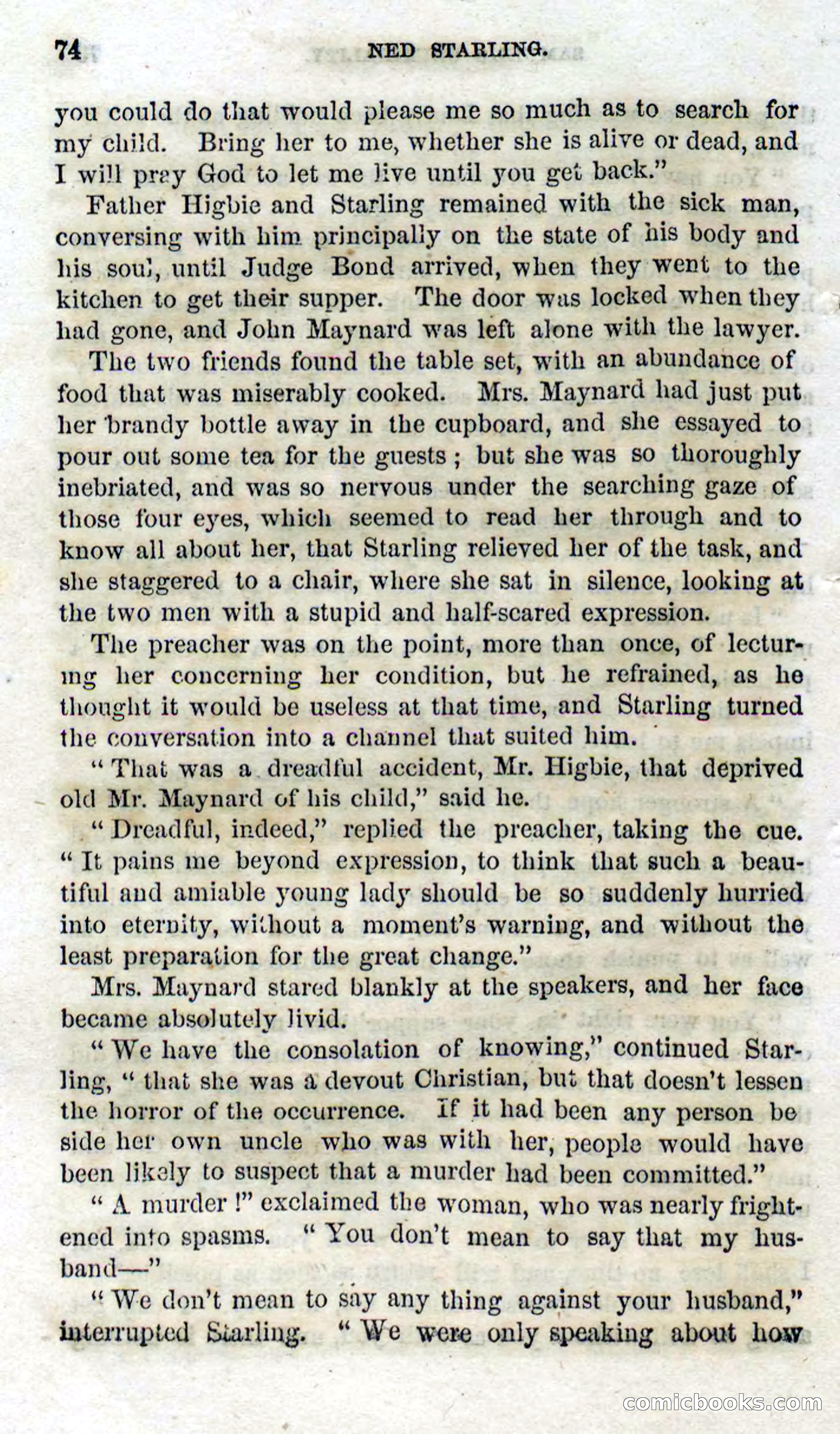 Beadle's Dime Novels No. 114: Ned Starling — page 72 of 100