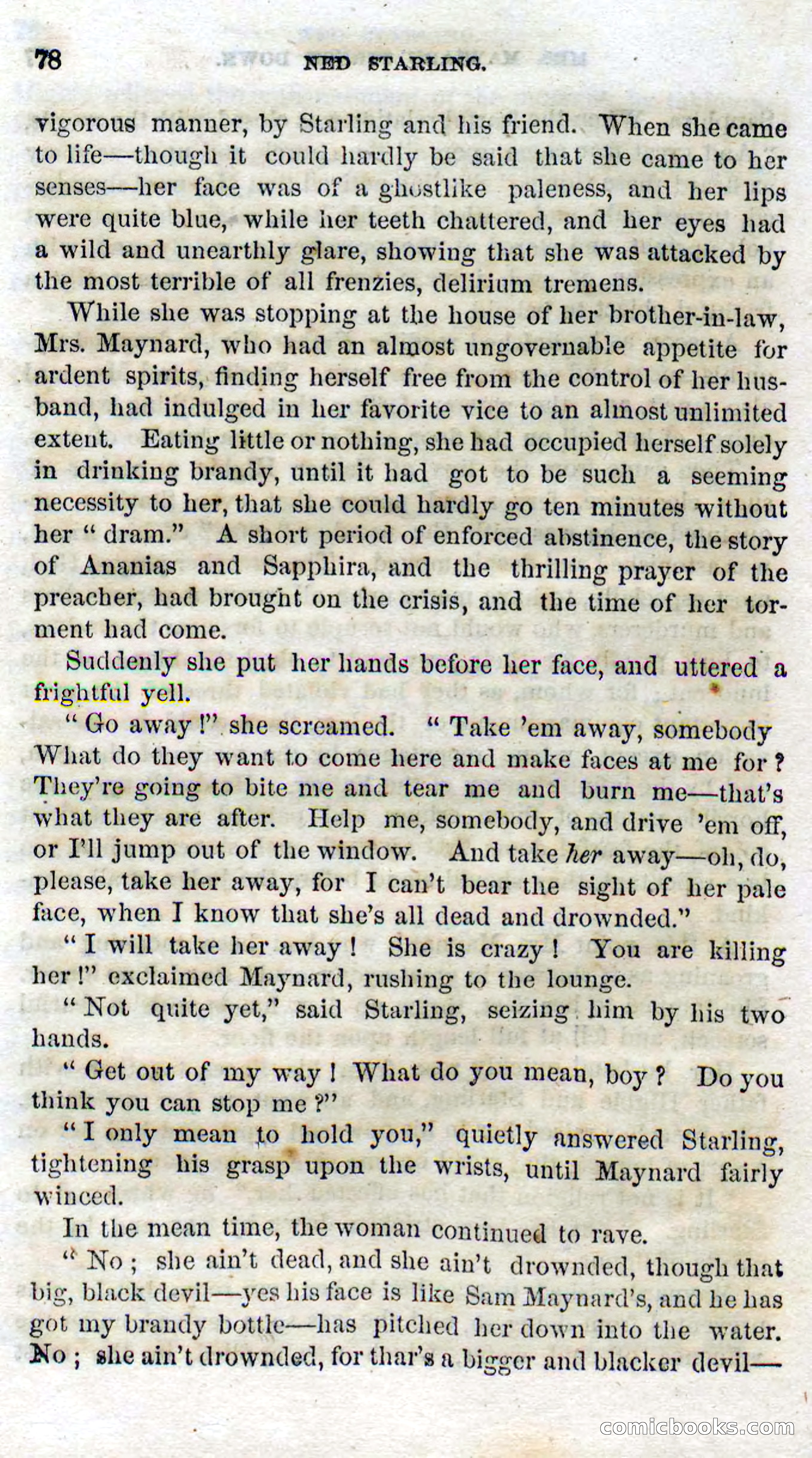 Beadle's Dime Novels No. 114: Ned Starling — page 76 of 100