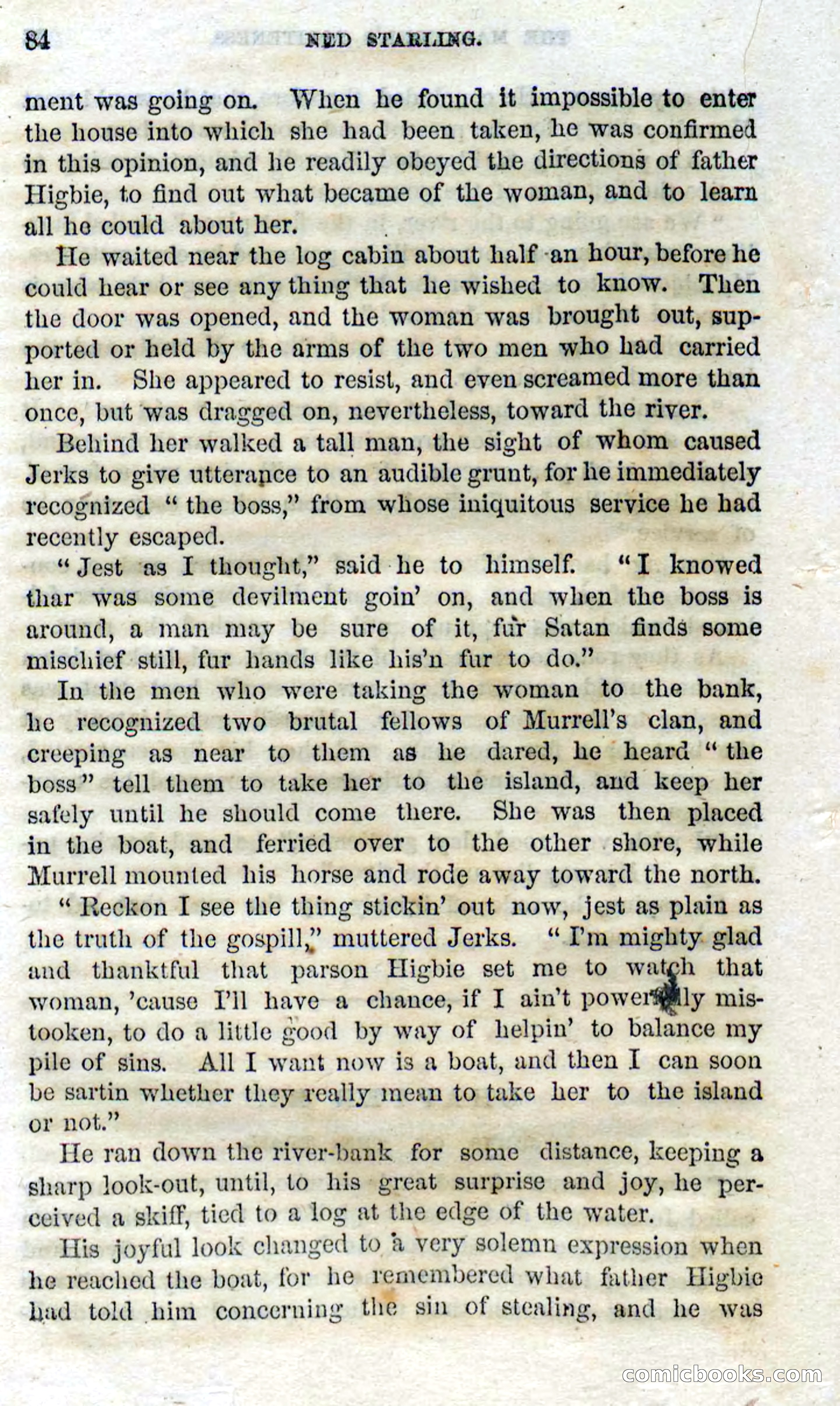 Beadle's Dime Novels No. 114: Ned Starling — page 82 of 100
