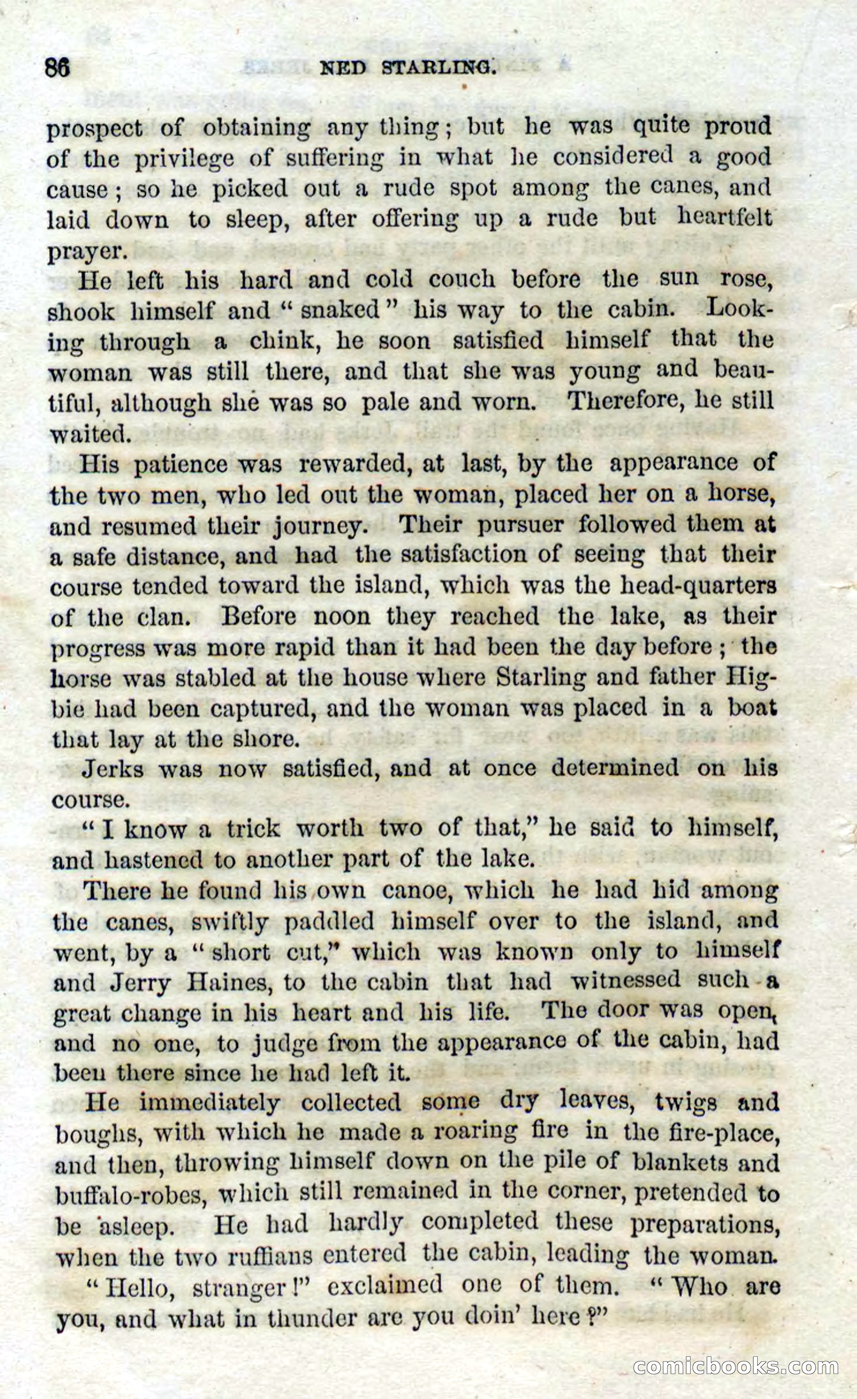 Beadle's Dime Novels No. 114: Ned Starling — page 84 of 100