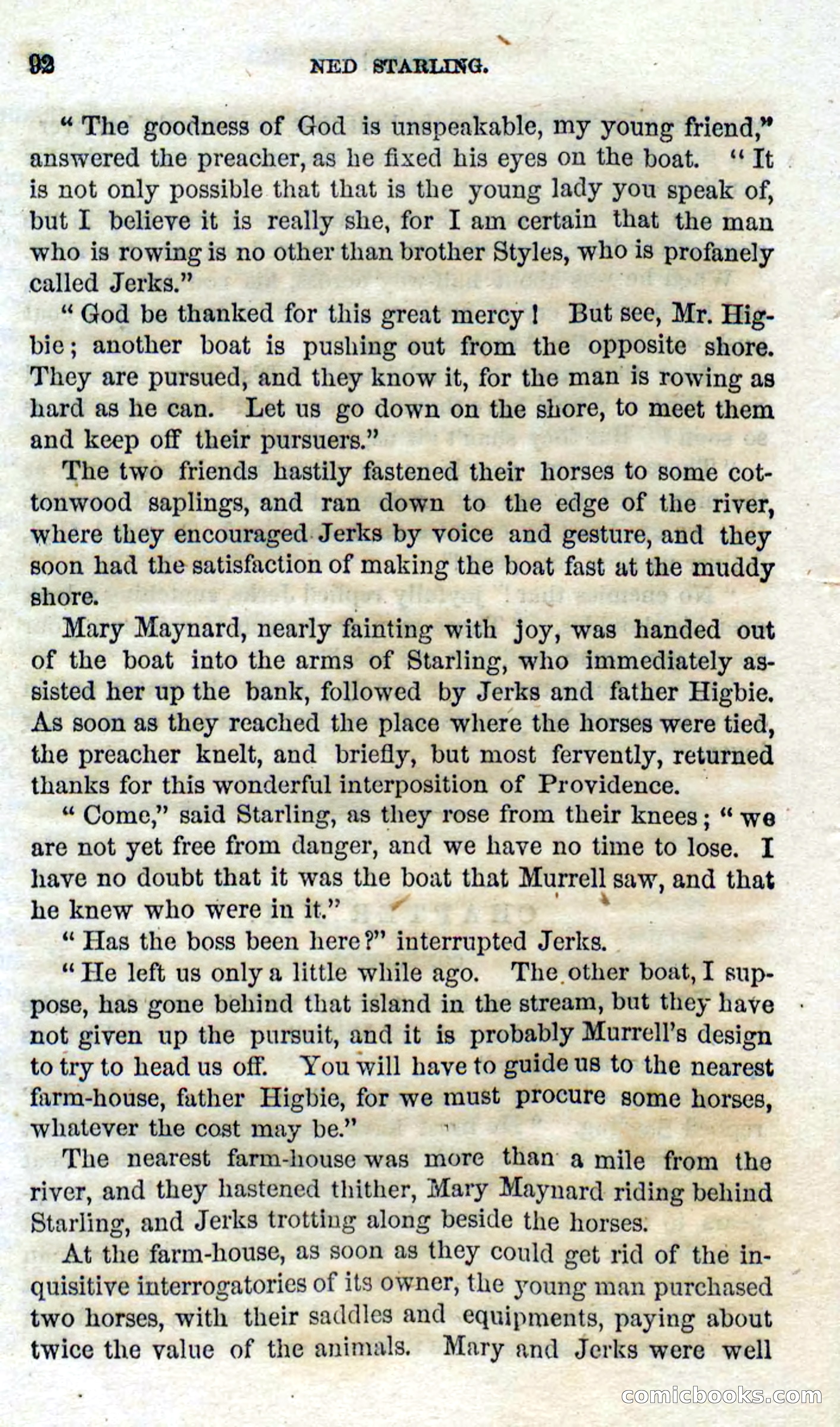 Beadle's Dime Novels No. 114: Ned Starling — page 90 of 100