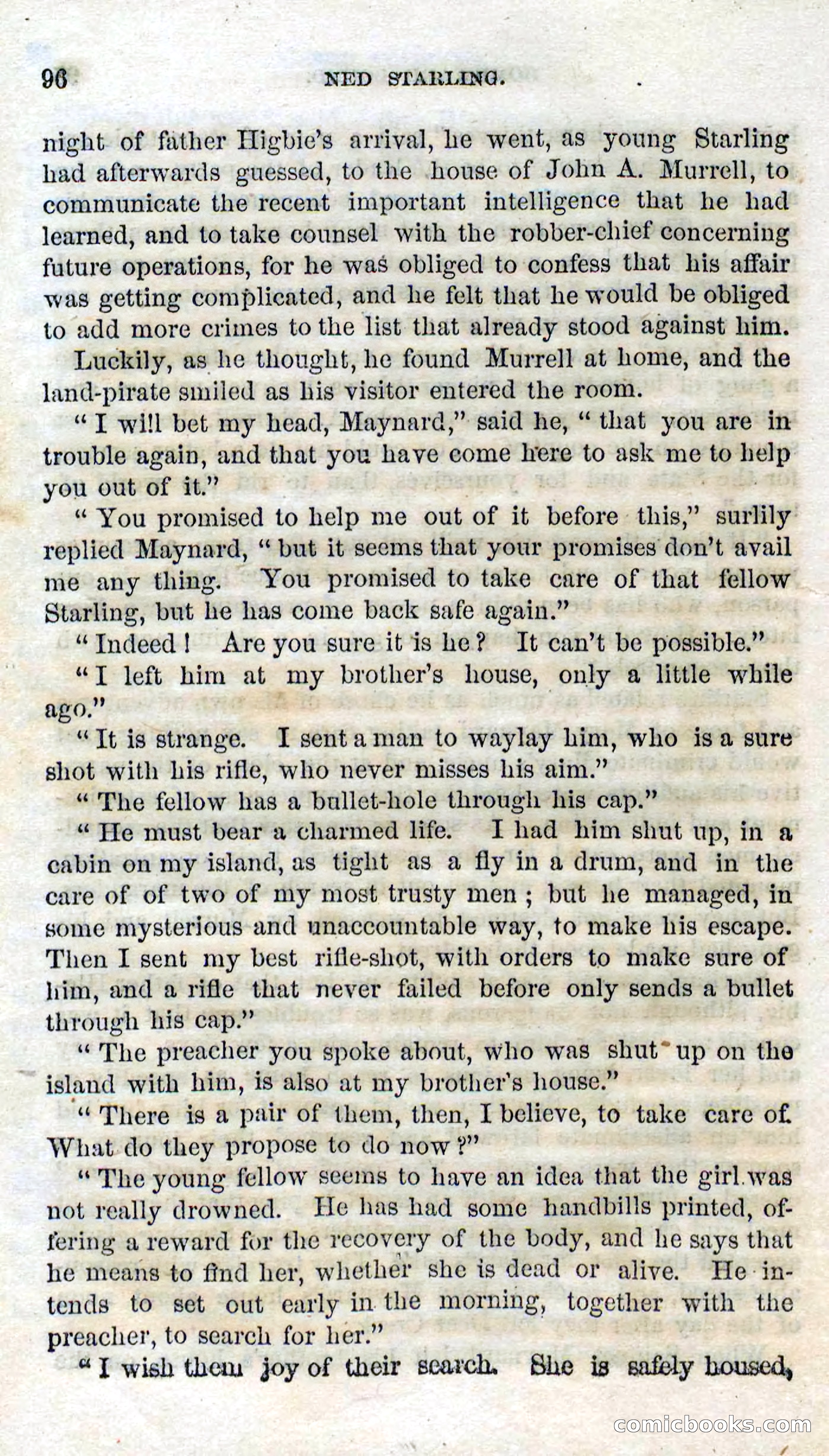 Beadle's Dime Novels No. 114: Ned Starling — page 94 of 100