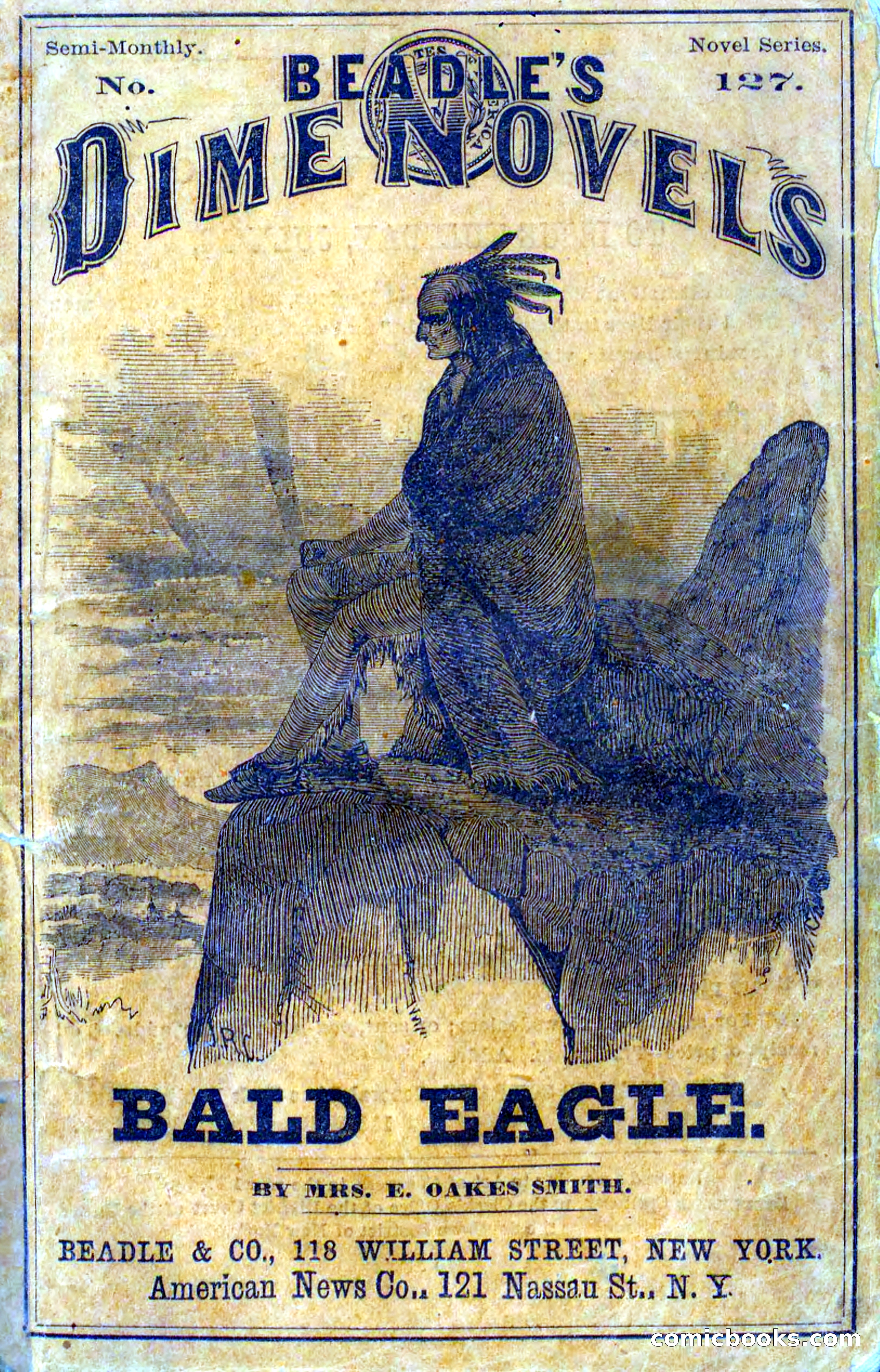 Beadle's Dime Novels No. 127: Bald Eagle — page 1 of 100