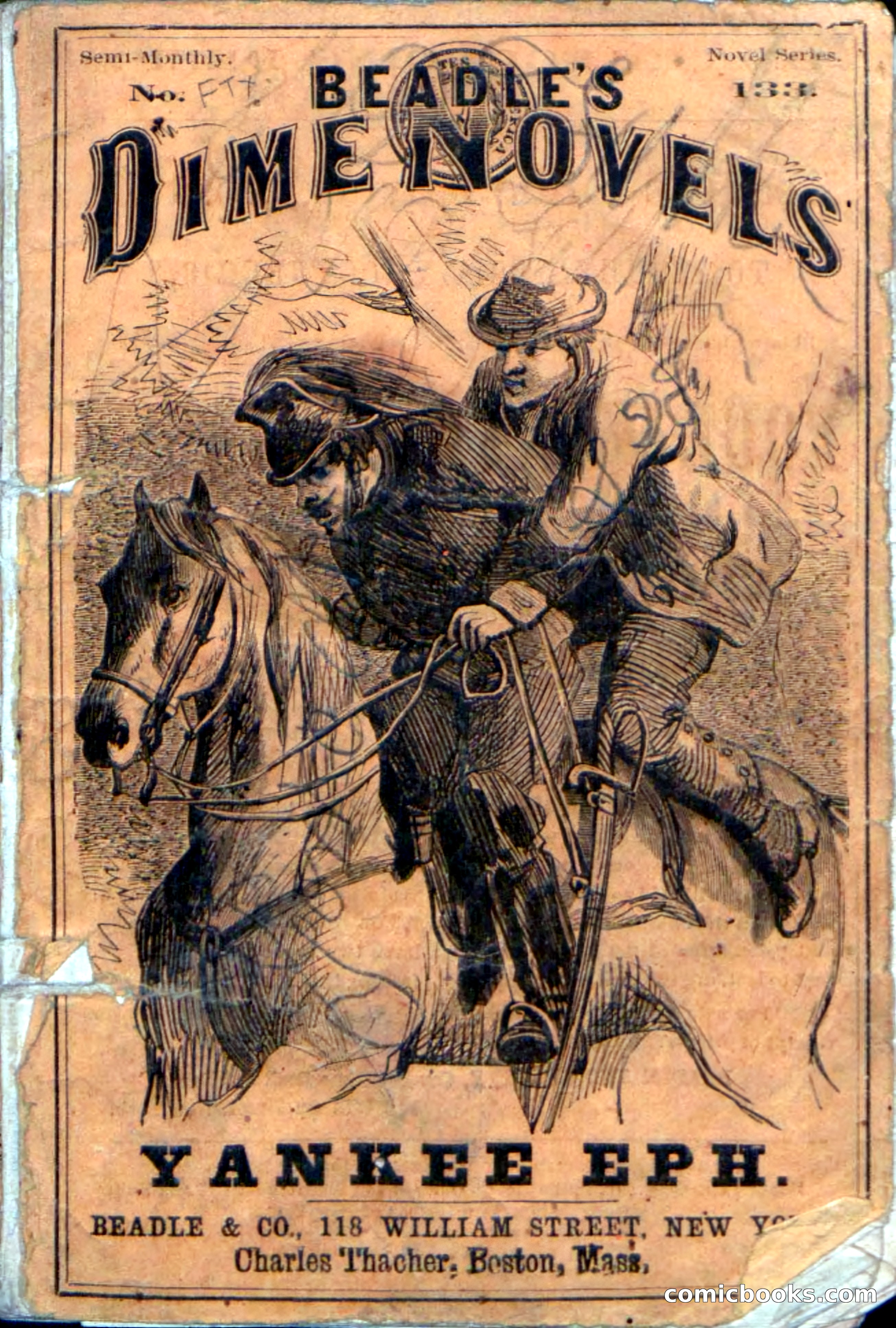 Beadle's Dime Novels No. 133: Yankee Eph — page 1 of 98