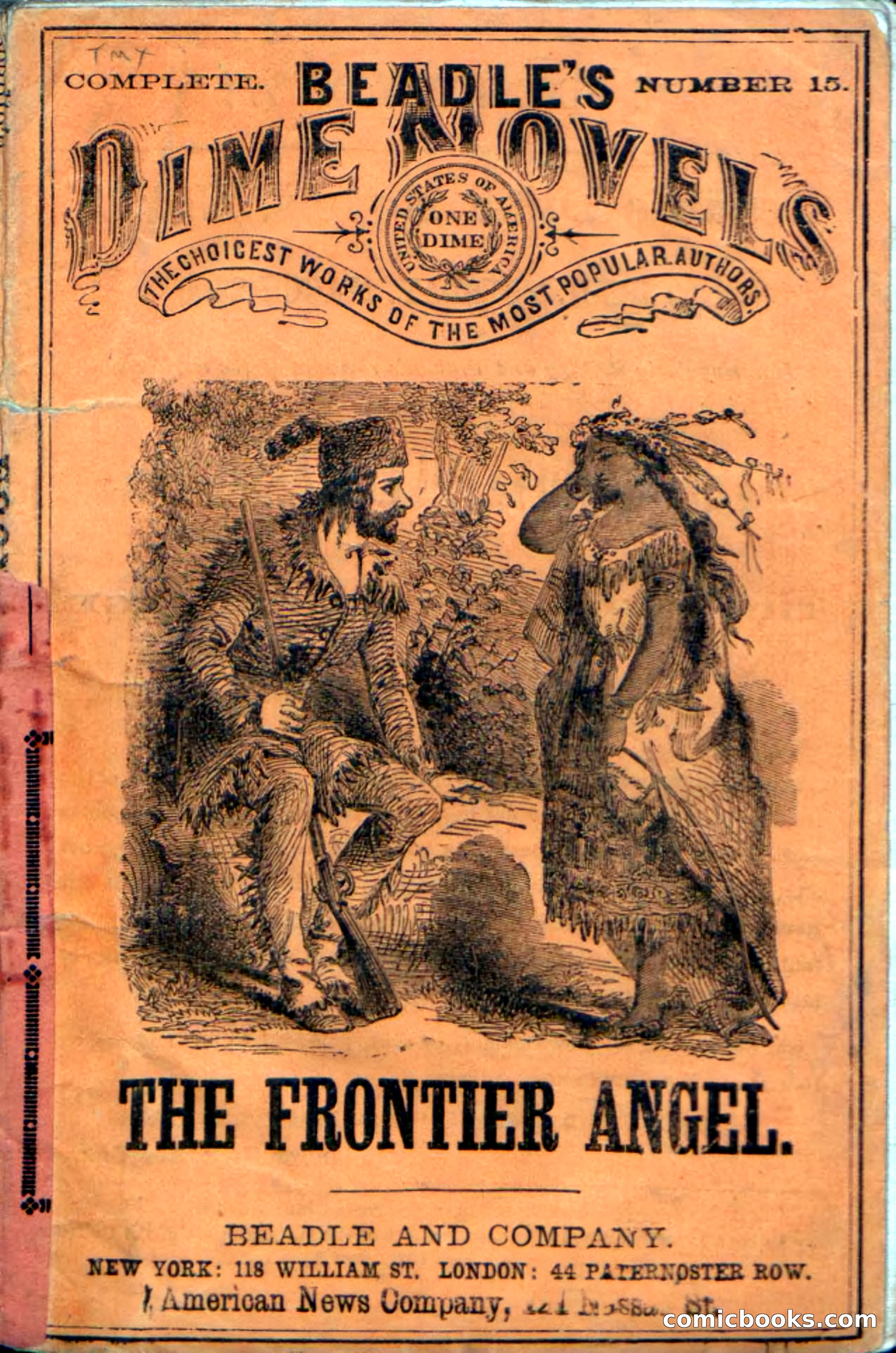 Beadle's Dime Novels No. 15: The Frontier Angel — page 1 of 132
