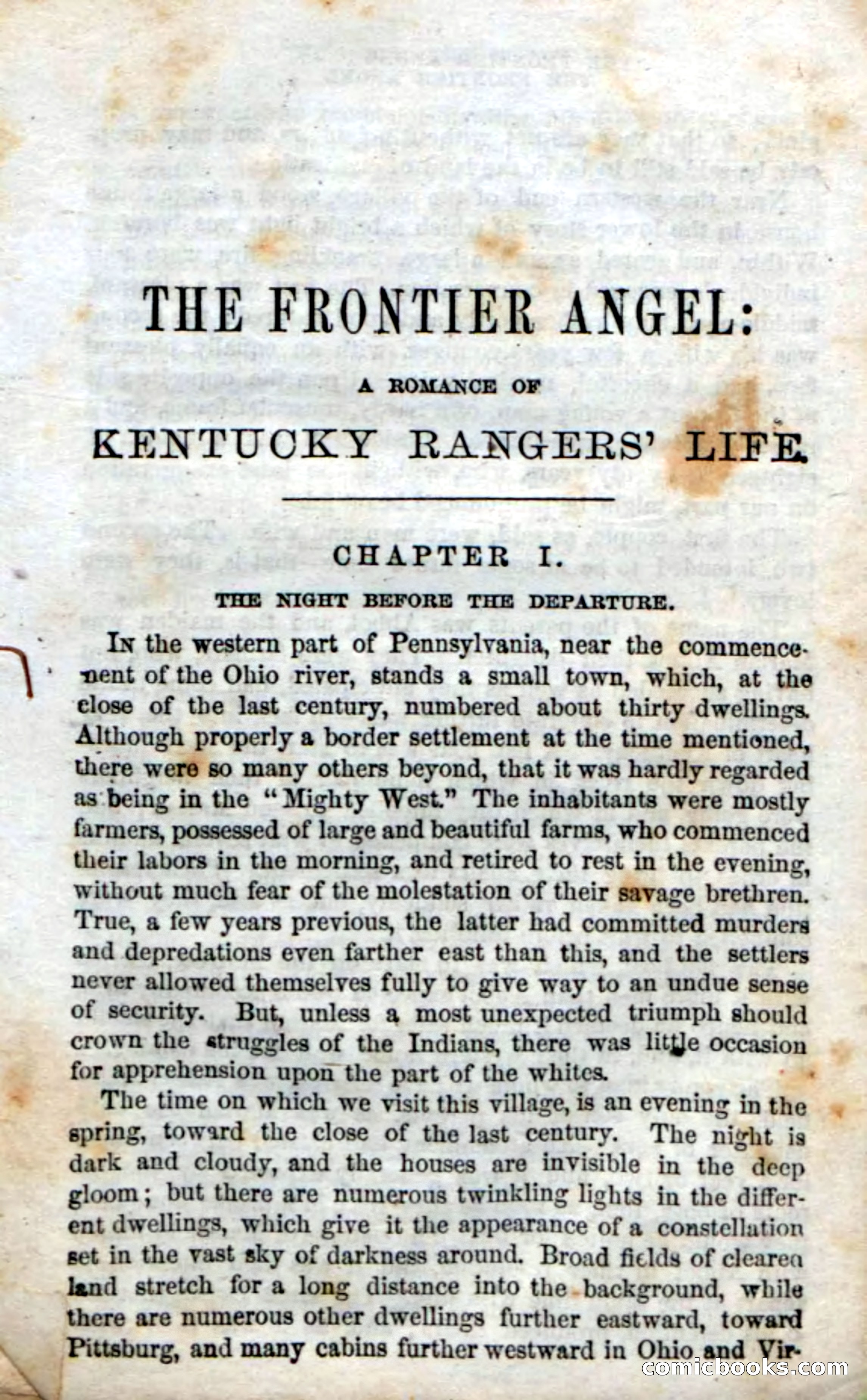 Beadle's Dime Novels No. 15: The Frontier Angel — page 7 of 132