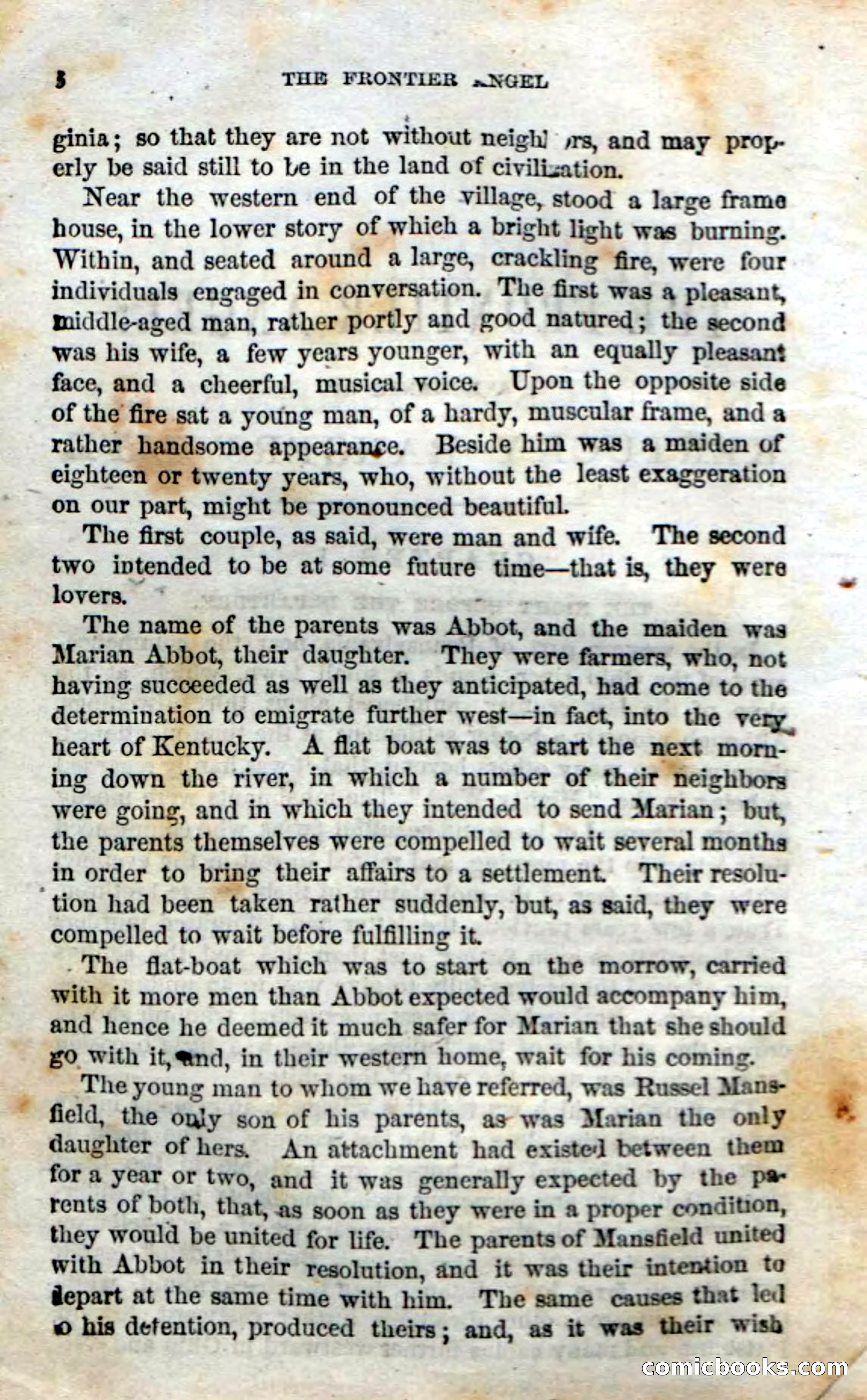 Beadle's Dime Novels No. 15: The Frontier Angel — page 8 of 132