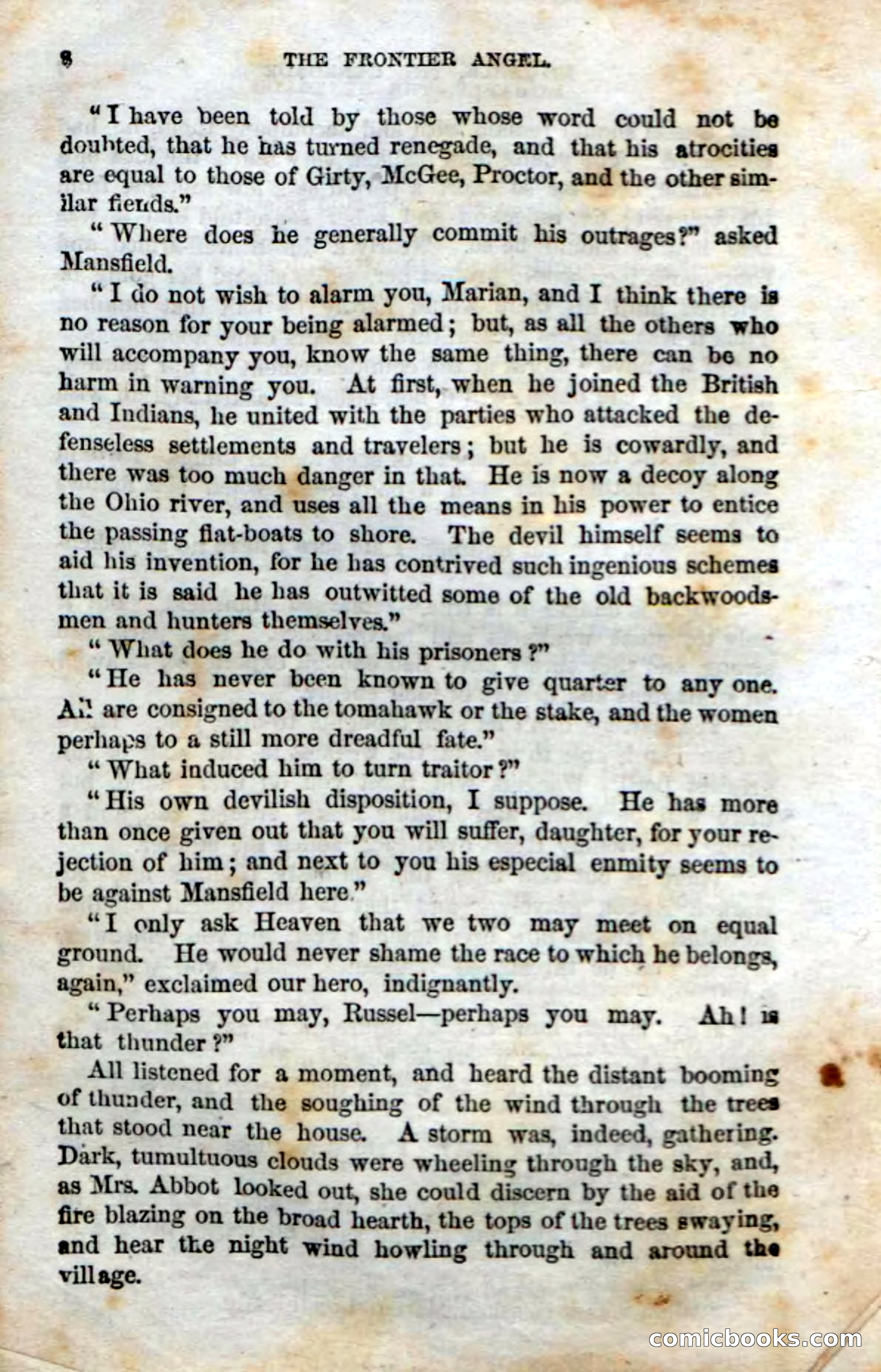 Beadle's Dime Novels No. 15: The Frontier Angel — page 10 of 132