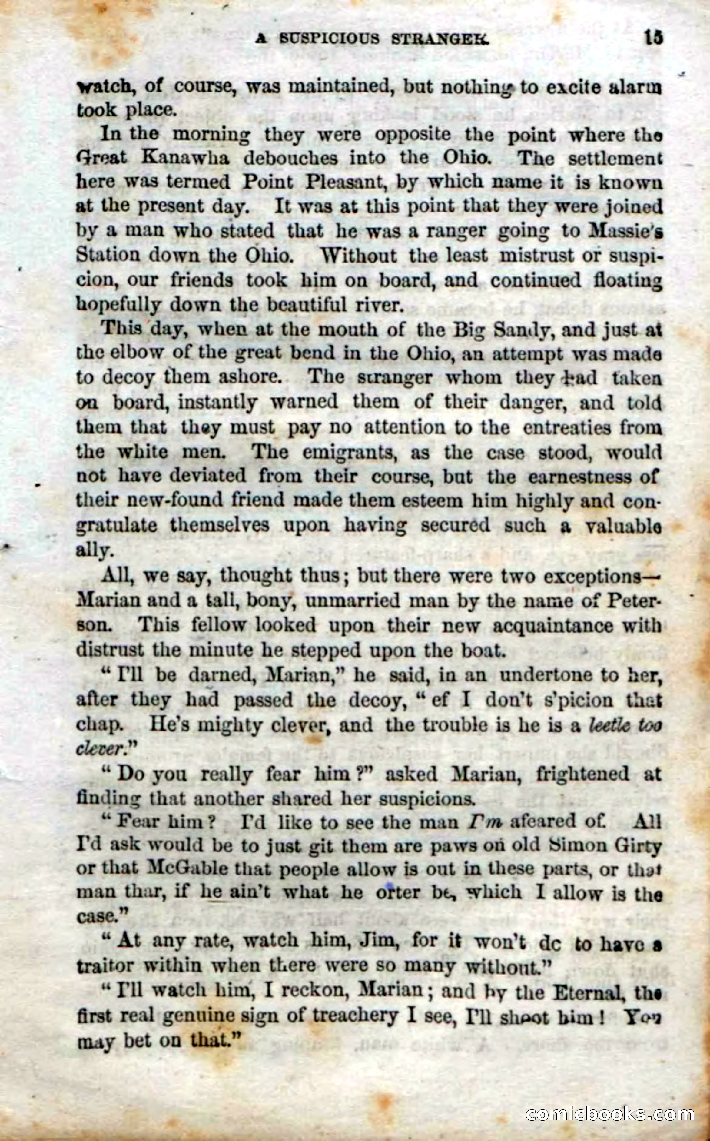 Beadle's Dime Novels No. 15: The Frontier Angel — page 17 of 132