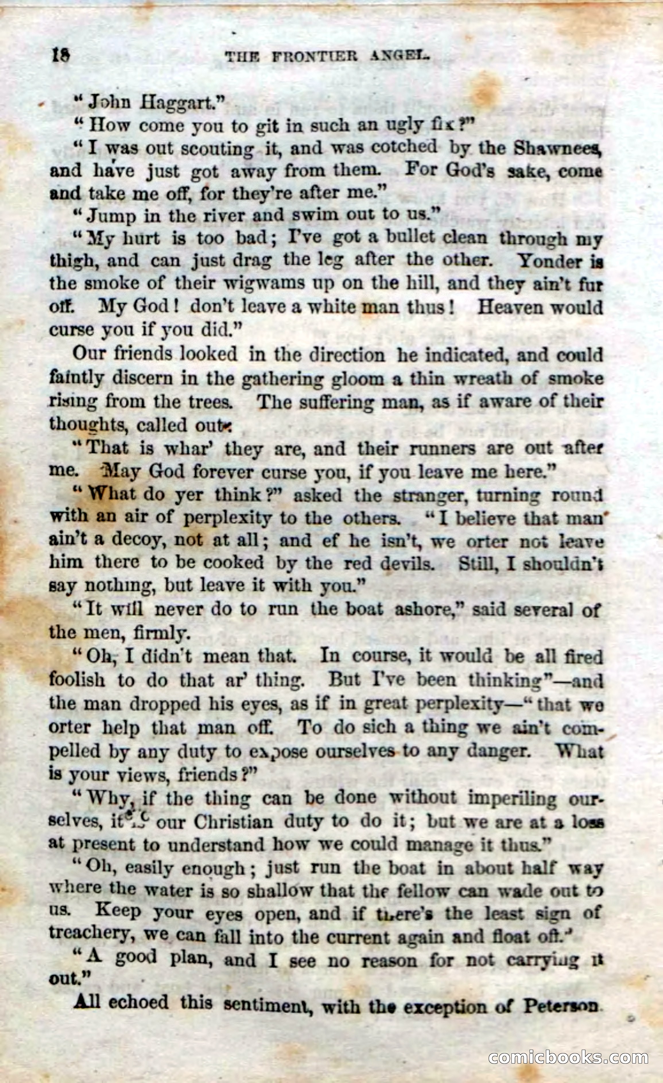 Beadle's Dime Novels No. 15: The Frontier Angel — page 20 of 132
