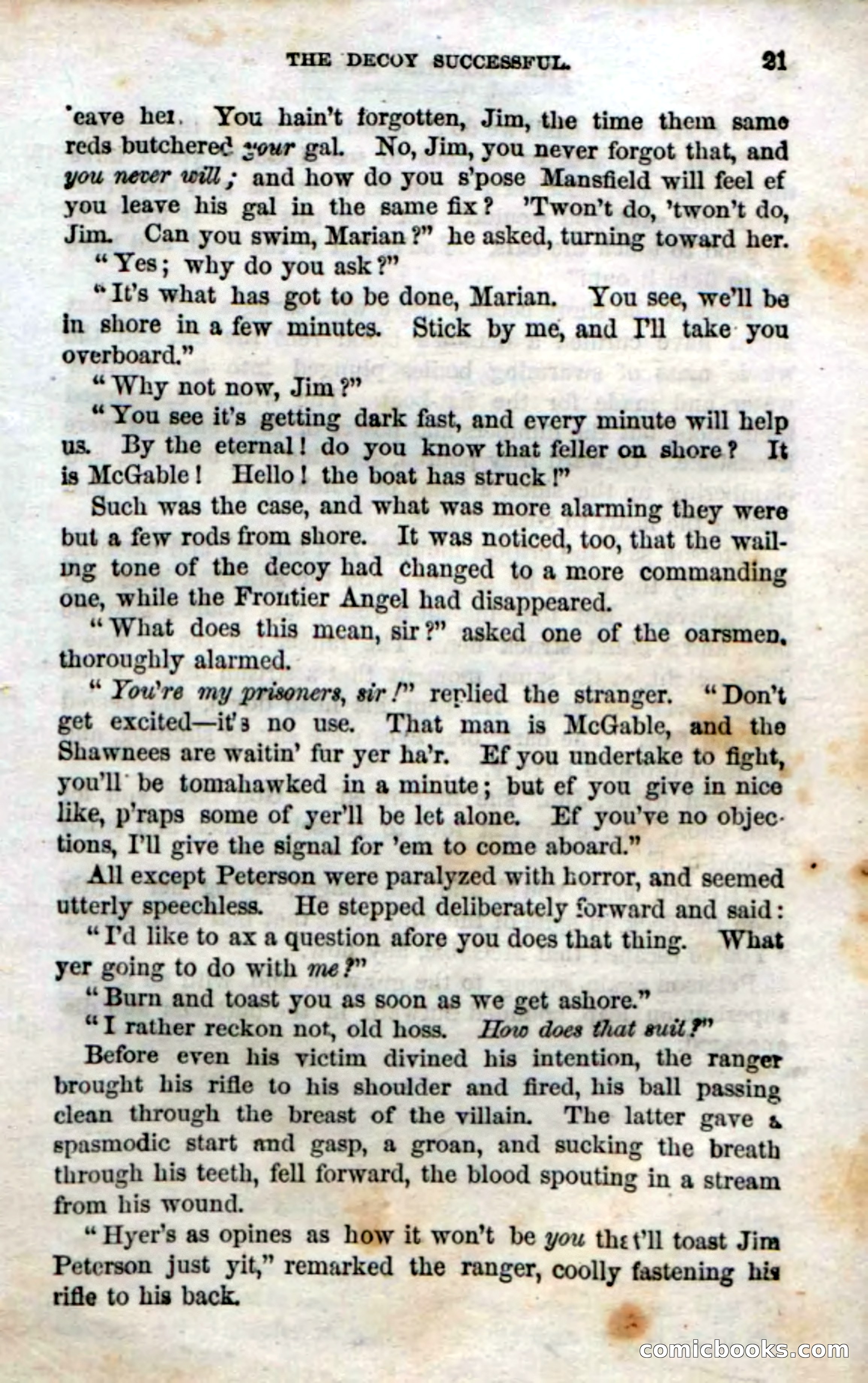 Beadle's Dime Novels No. 15: The Frontier Angel — page 23 of 132