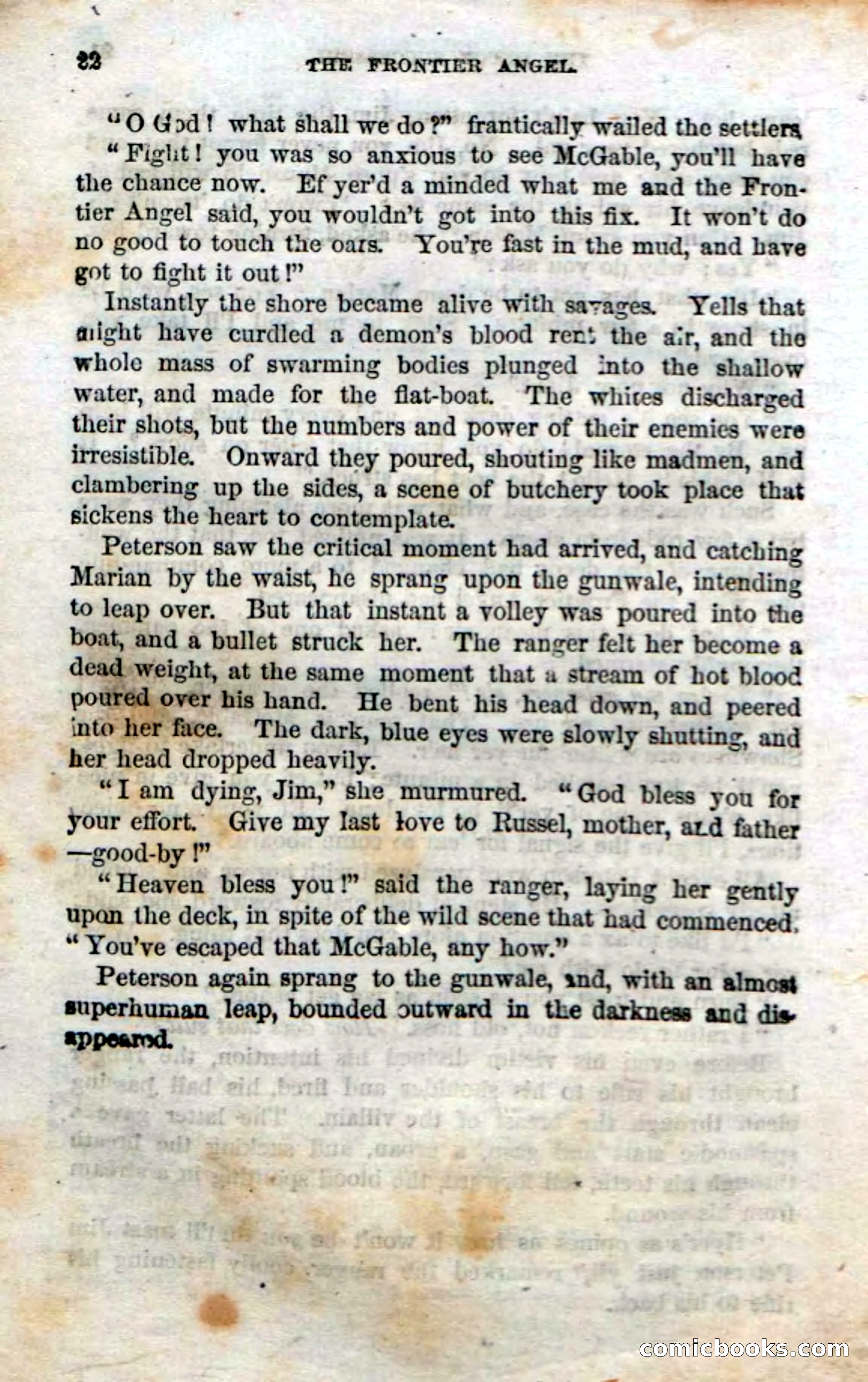 Beadle's Dime Novels No. 15: The Frontier Angel — page 24 of 132