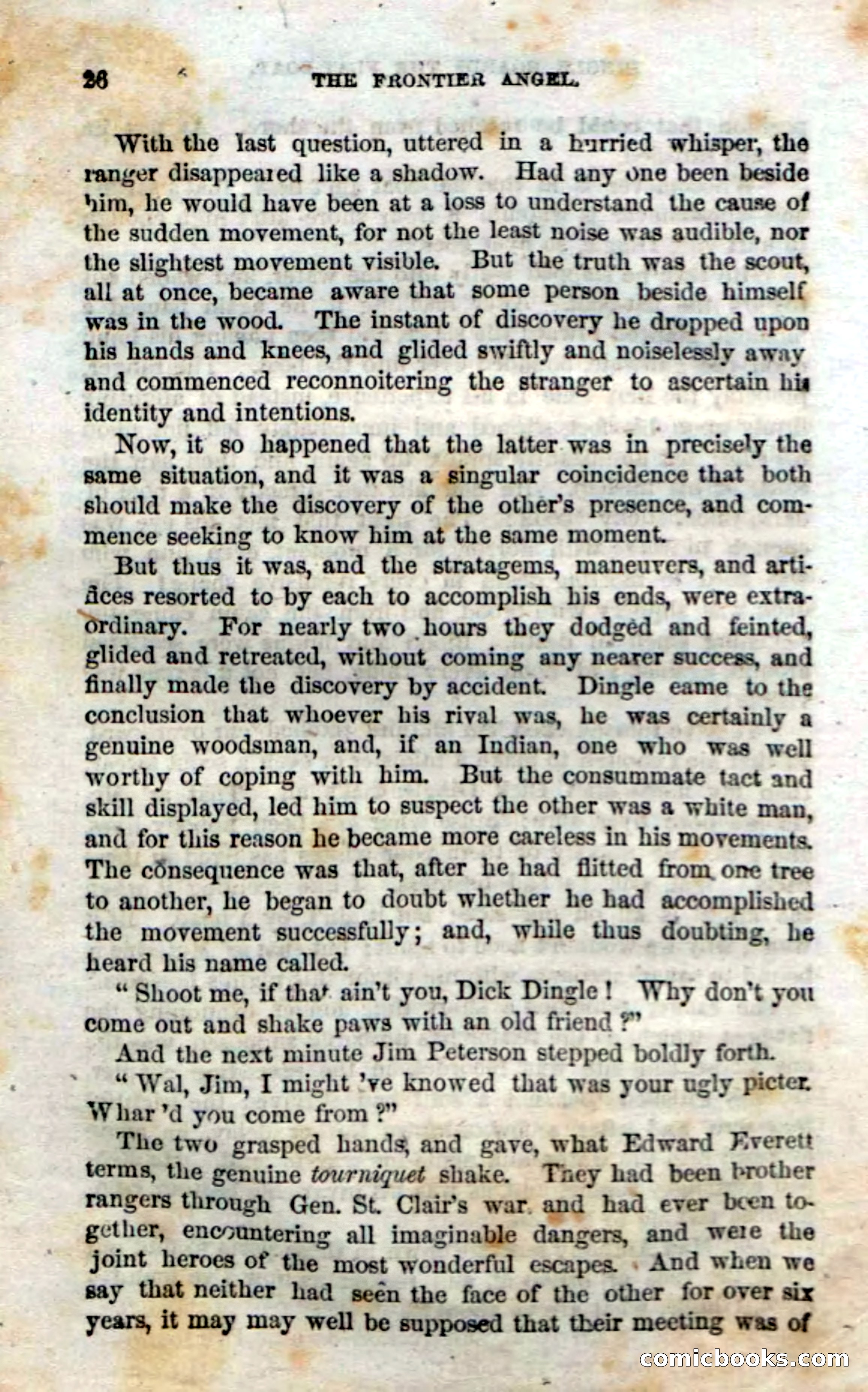 Beadle's Dime Novels No. 15: The Frontier Angel — page 28 of 132