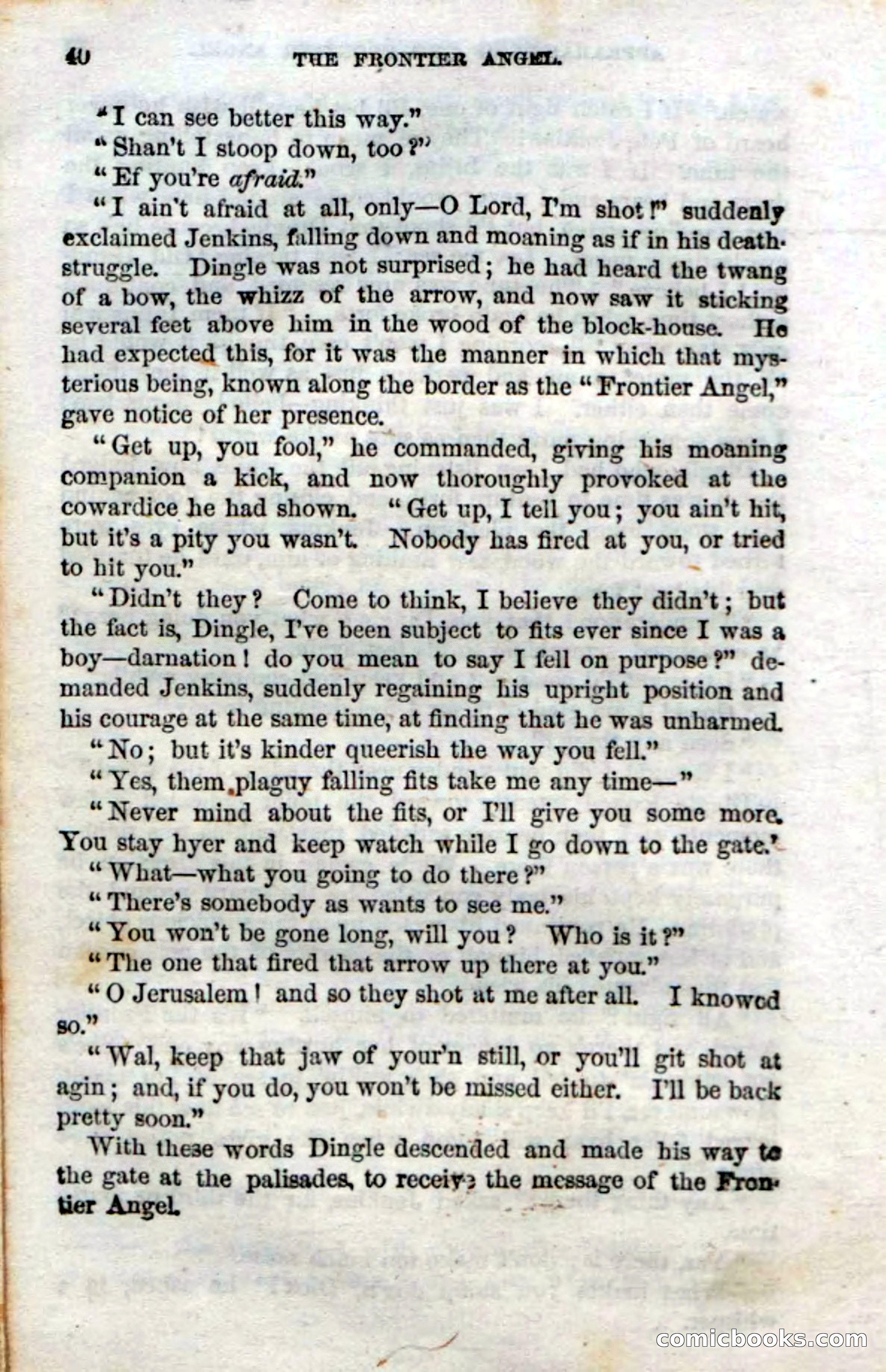 Beadle's Dime Novels No. 15: The Frontier Angel — page 42 of 132