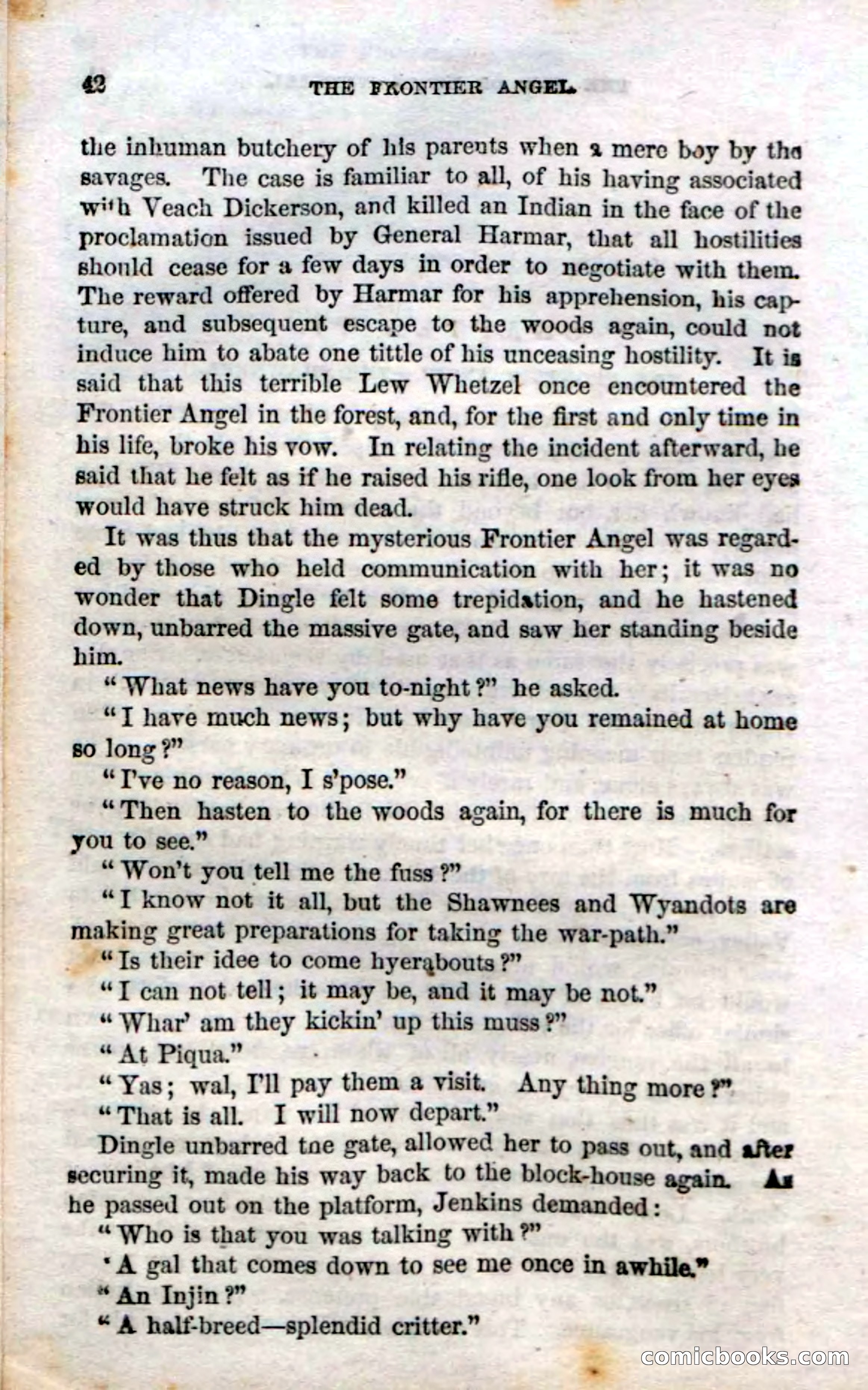 Beadle's Dime Novels No. 15: The Frontier Angel — page 44 of 132