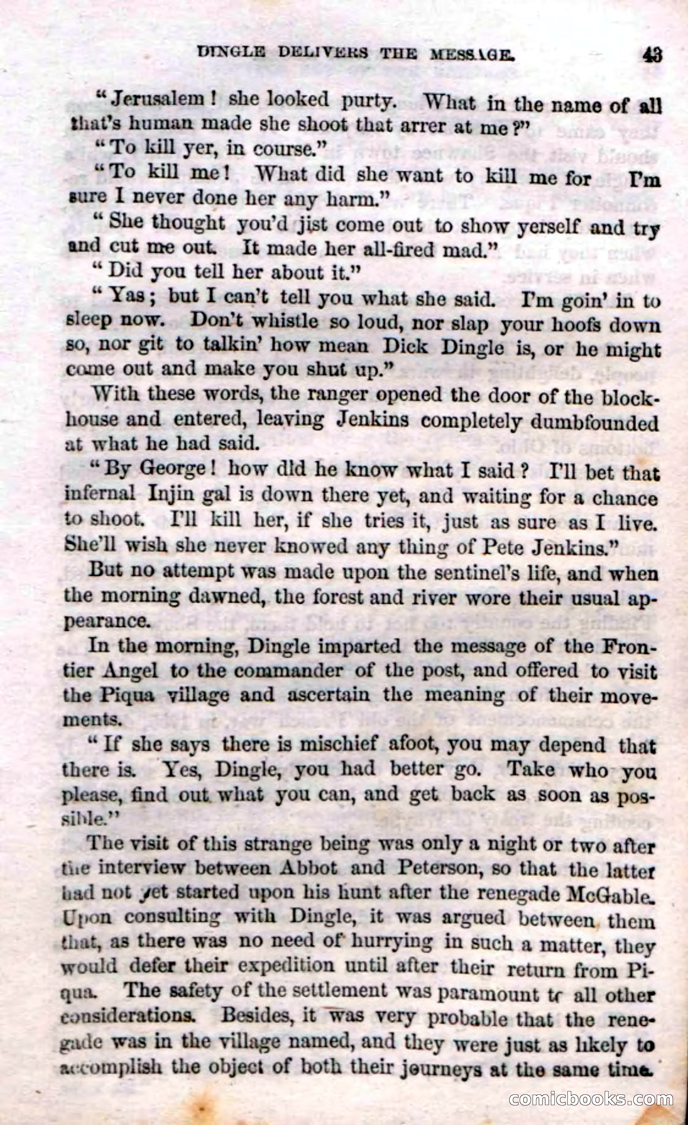 Beadle's Dime Novels No. 15: The Frontier Angel — page 45 of 132