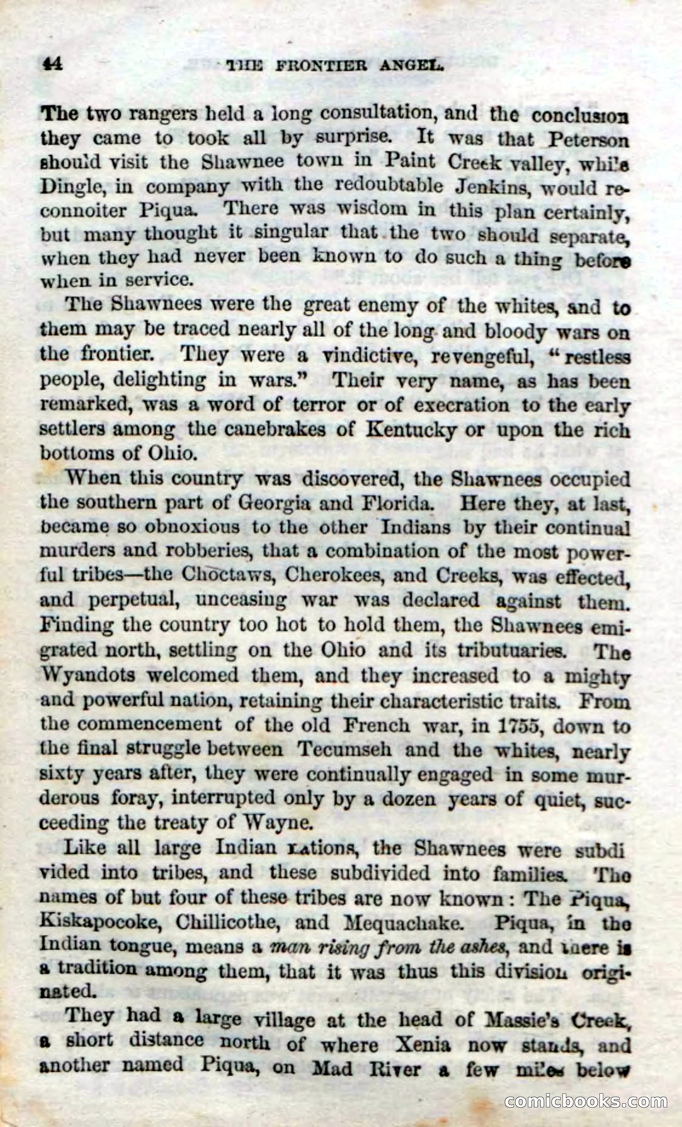 Beadle's Dime Novels No. 15: The Frontier Angel — page 46 of 132
