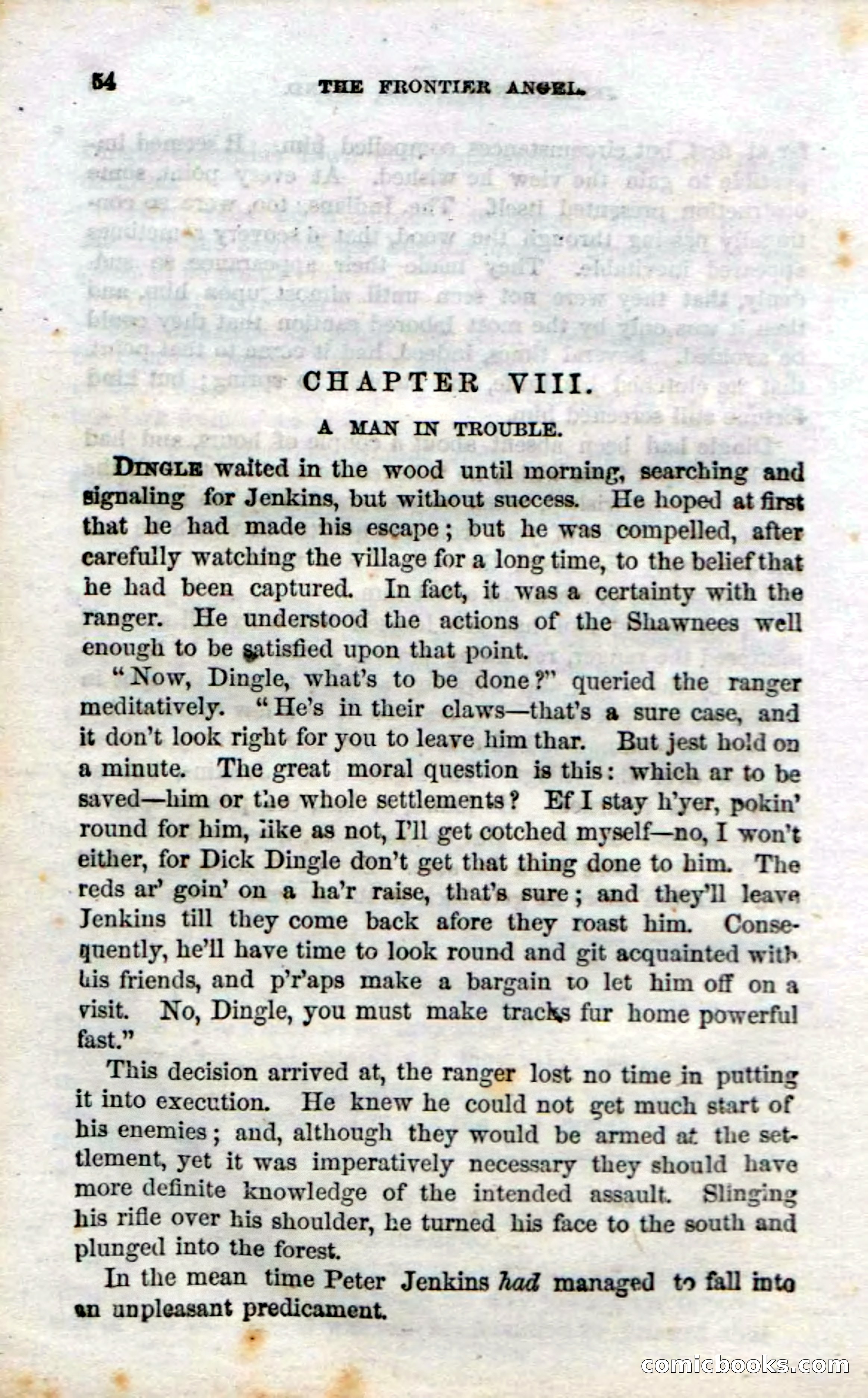 Beadle's Dime Novels No. 15: The Frontier Angel — page 56 of 132