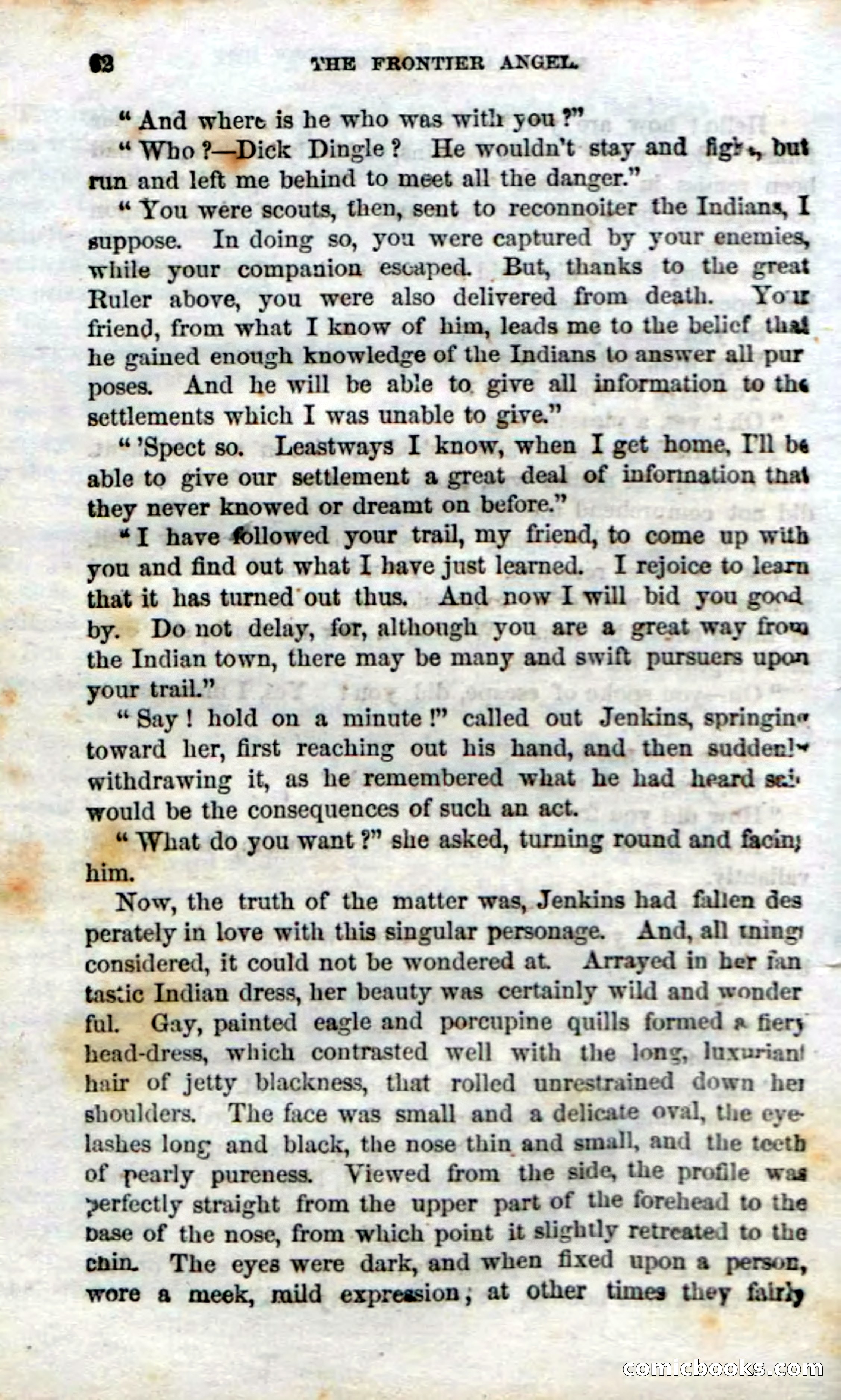 Beadle's Dime Novels No. 15: The Frontier Angel — page 64 of 132