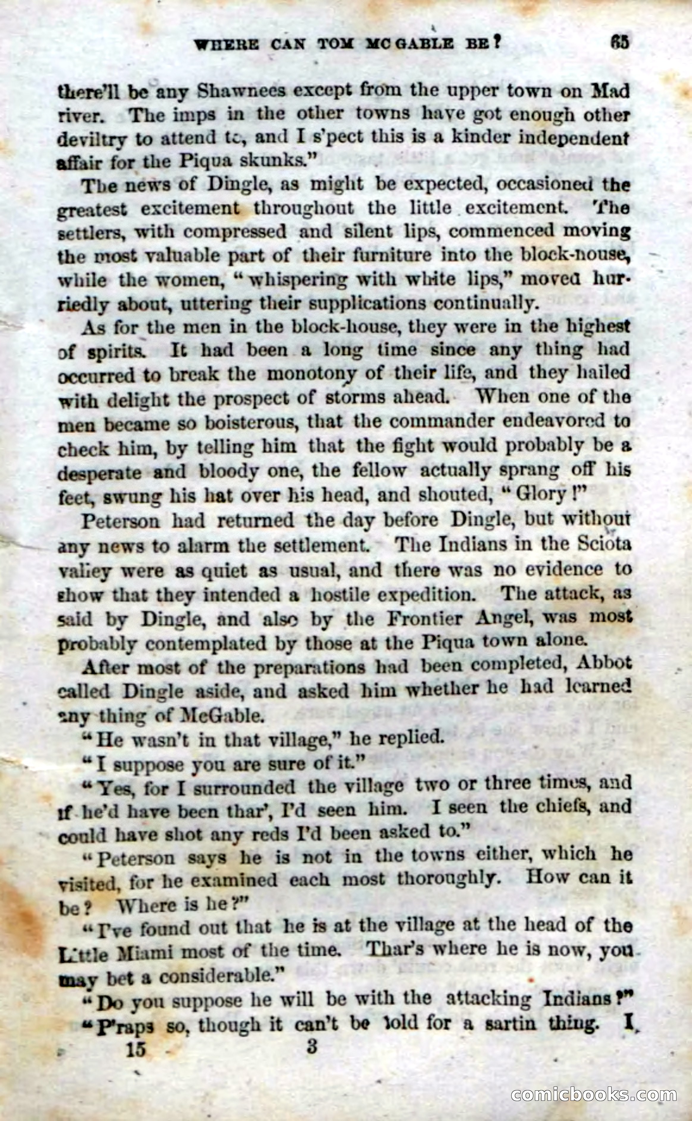 Beadle's Dime Novels No. 15: The Frontier Angel — page 67 of 132