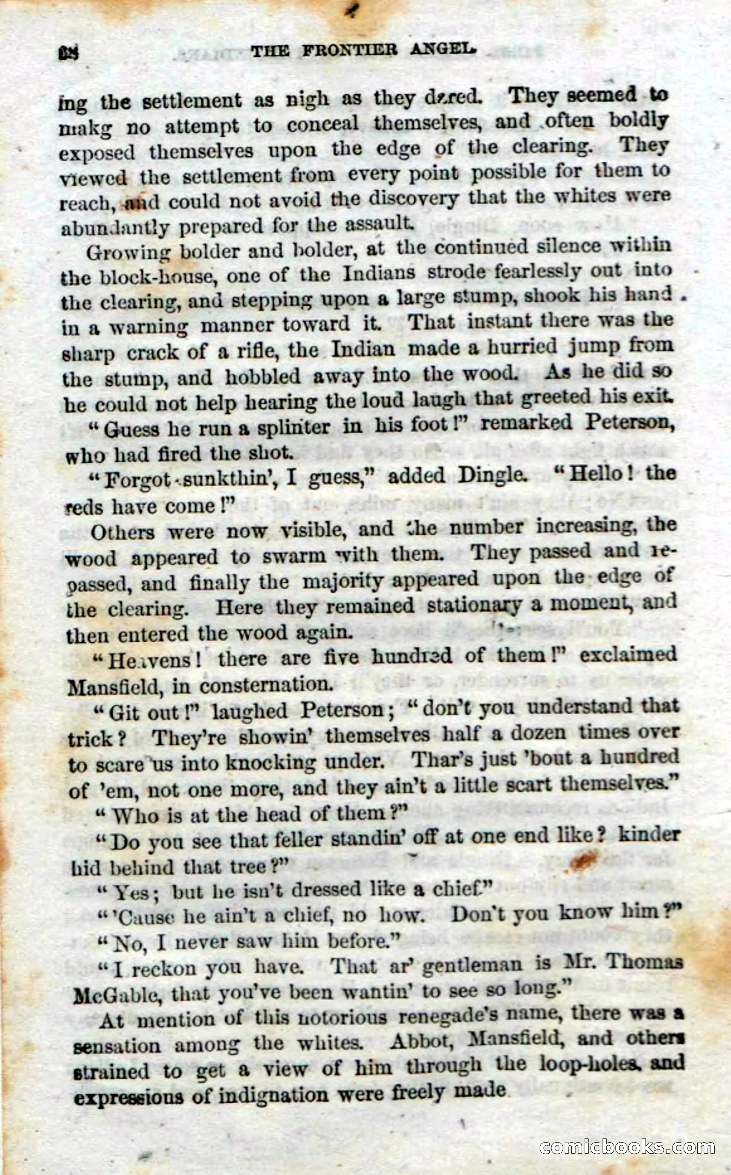 Beadle's Dime Novels No. 15: The Frontier Angel — page 70 of 132