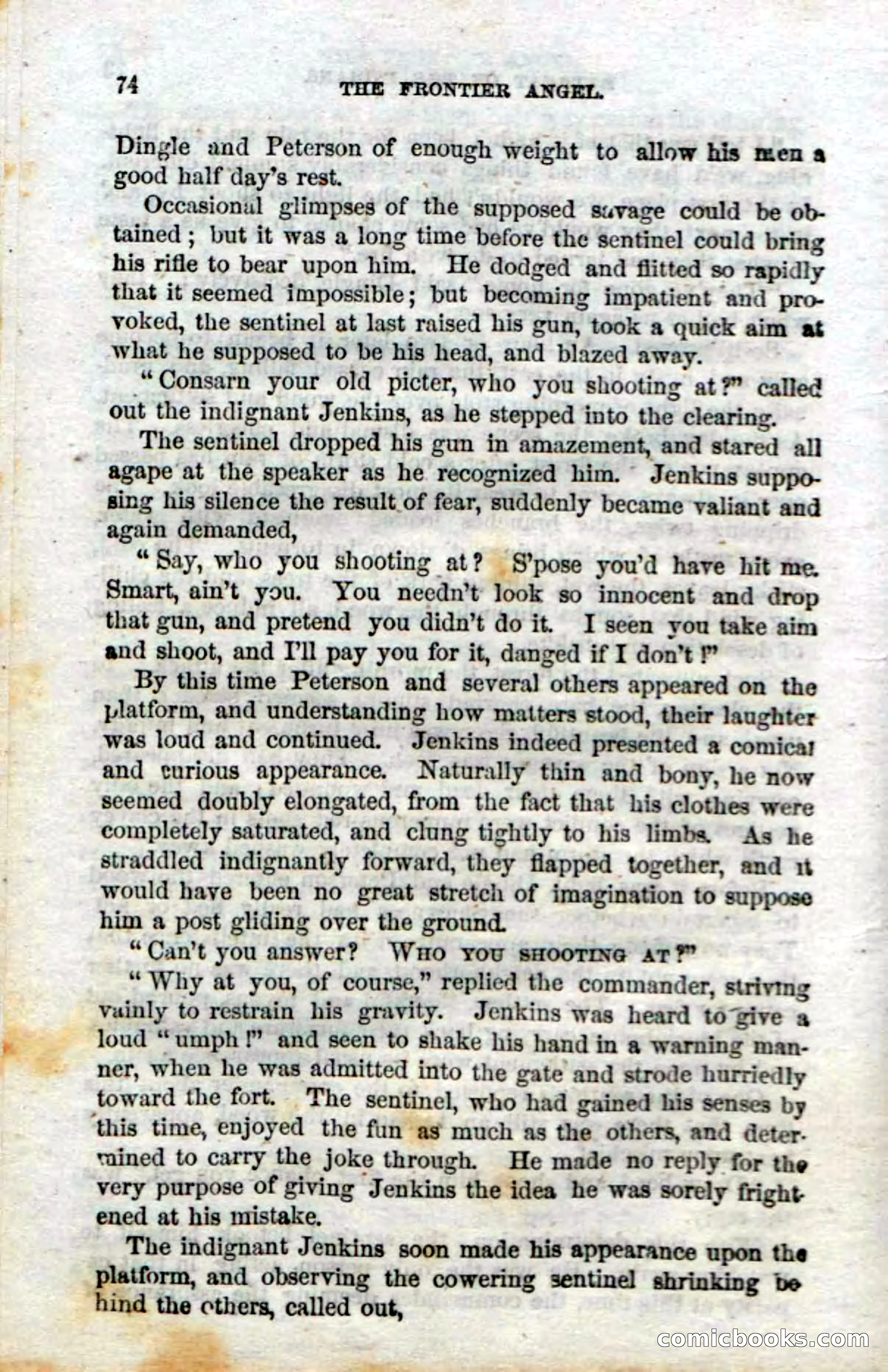 Beadle's Dime Novels No. 15: The Frontier Angel — page 76 of 132