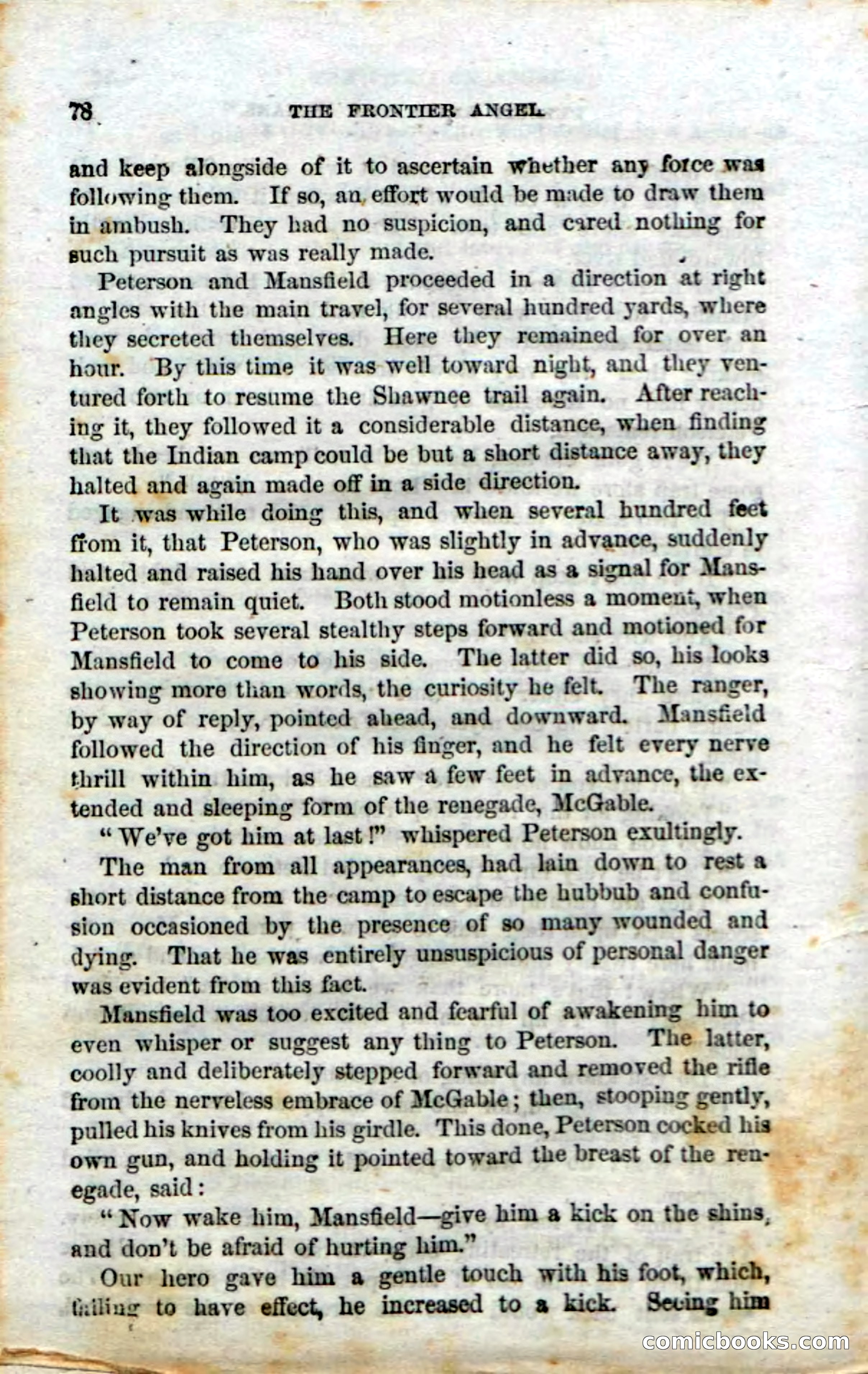 Beadle's Dime Novels No. 15: The Frontier Angel — page 80 of 132