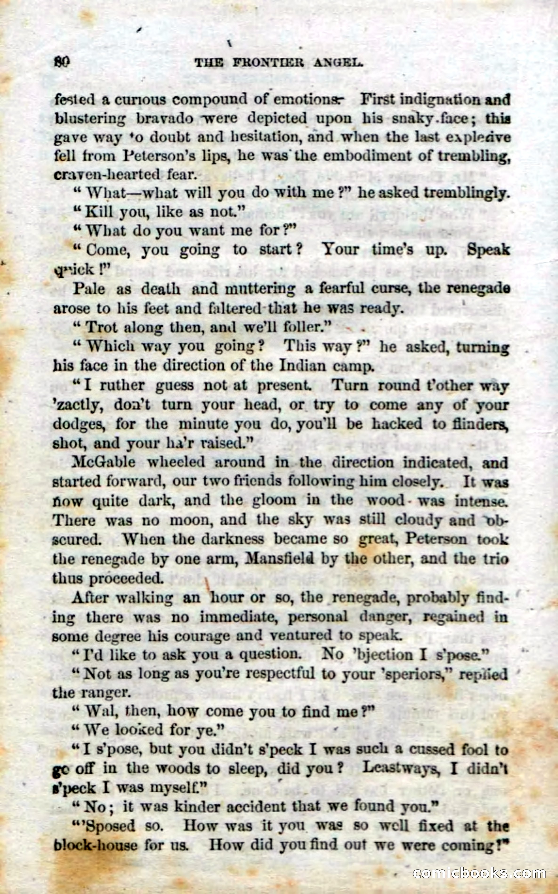 Beadle's Dime Novels No. 15: The Frontier Angel — page 82 of 132