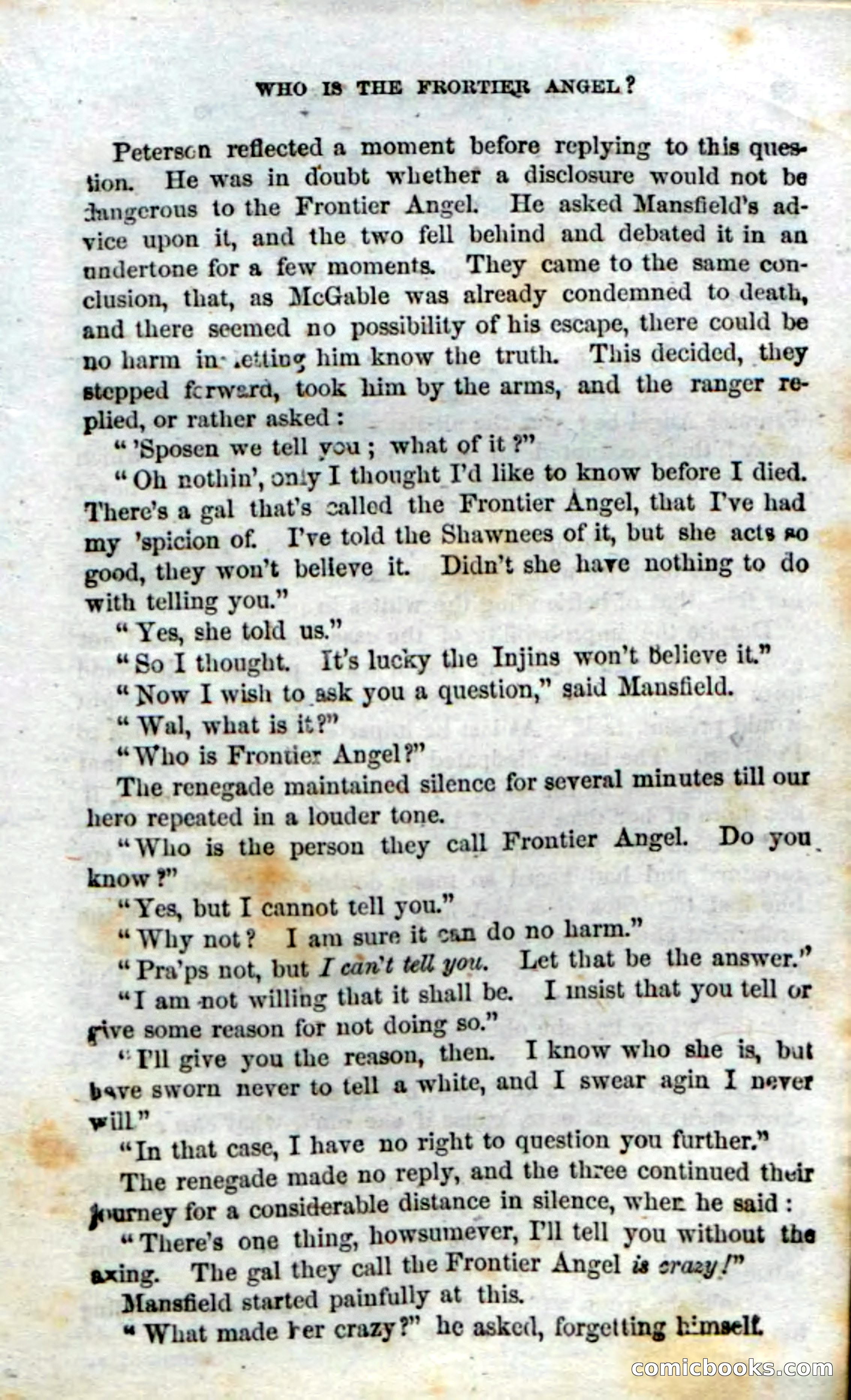Beadle's Dime Novels No. 15: The Frontier Angel — page 83 of 132