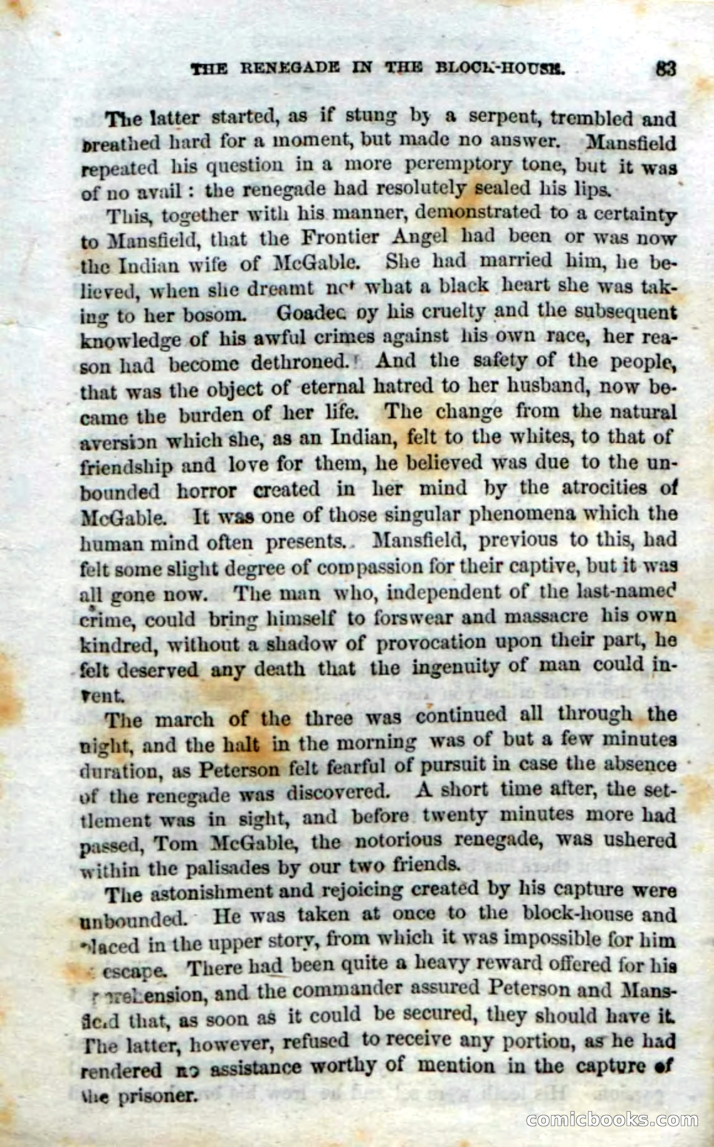Beadle's Dime Novels No. 15: The Frontier Angel — page 85 of 132