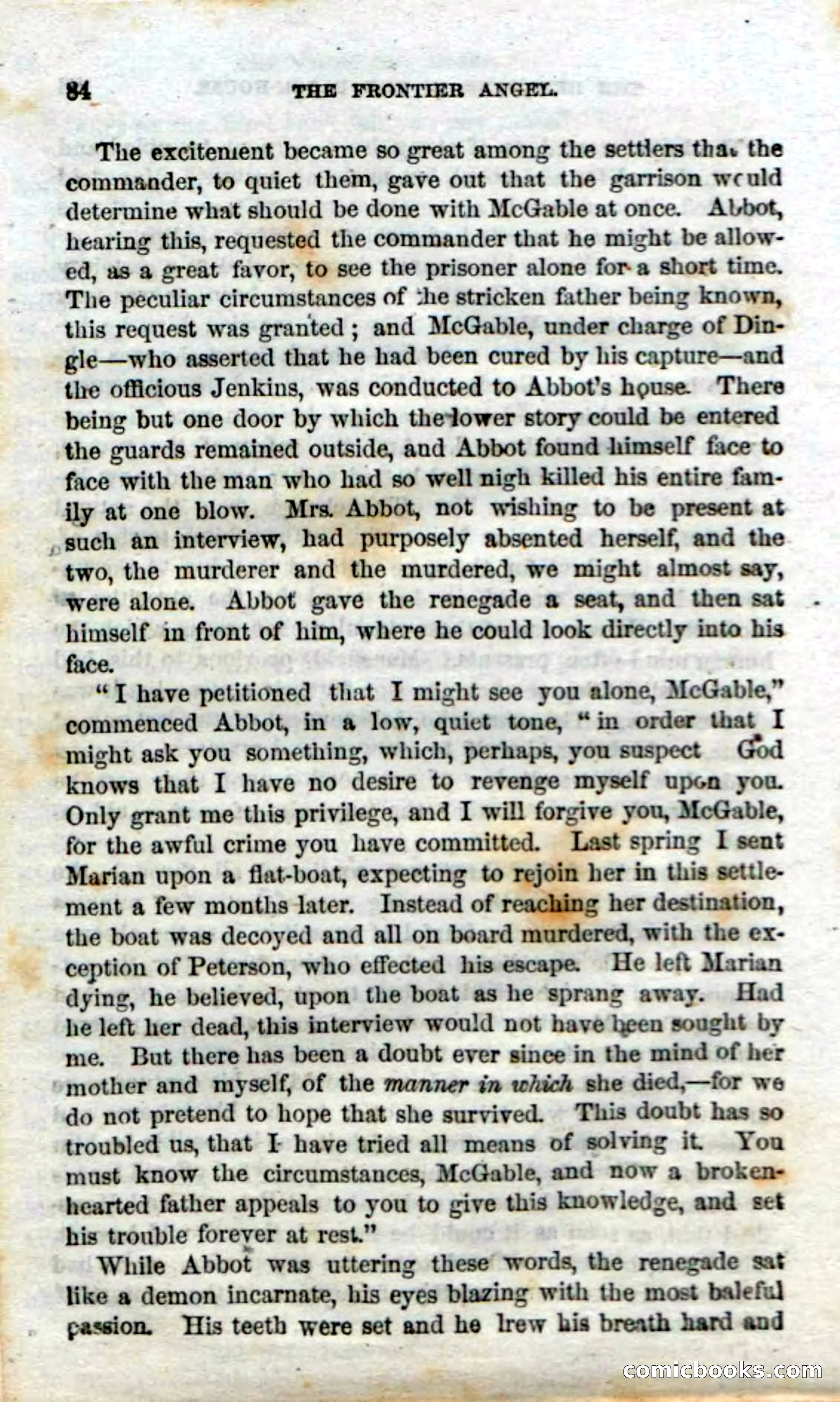 Beadle's Dime Novels No. 15: The Frontier Angel — page 86 of 132