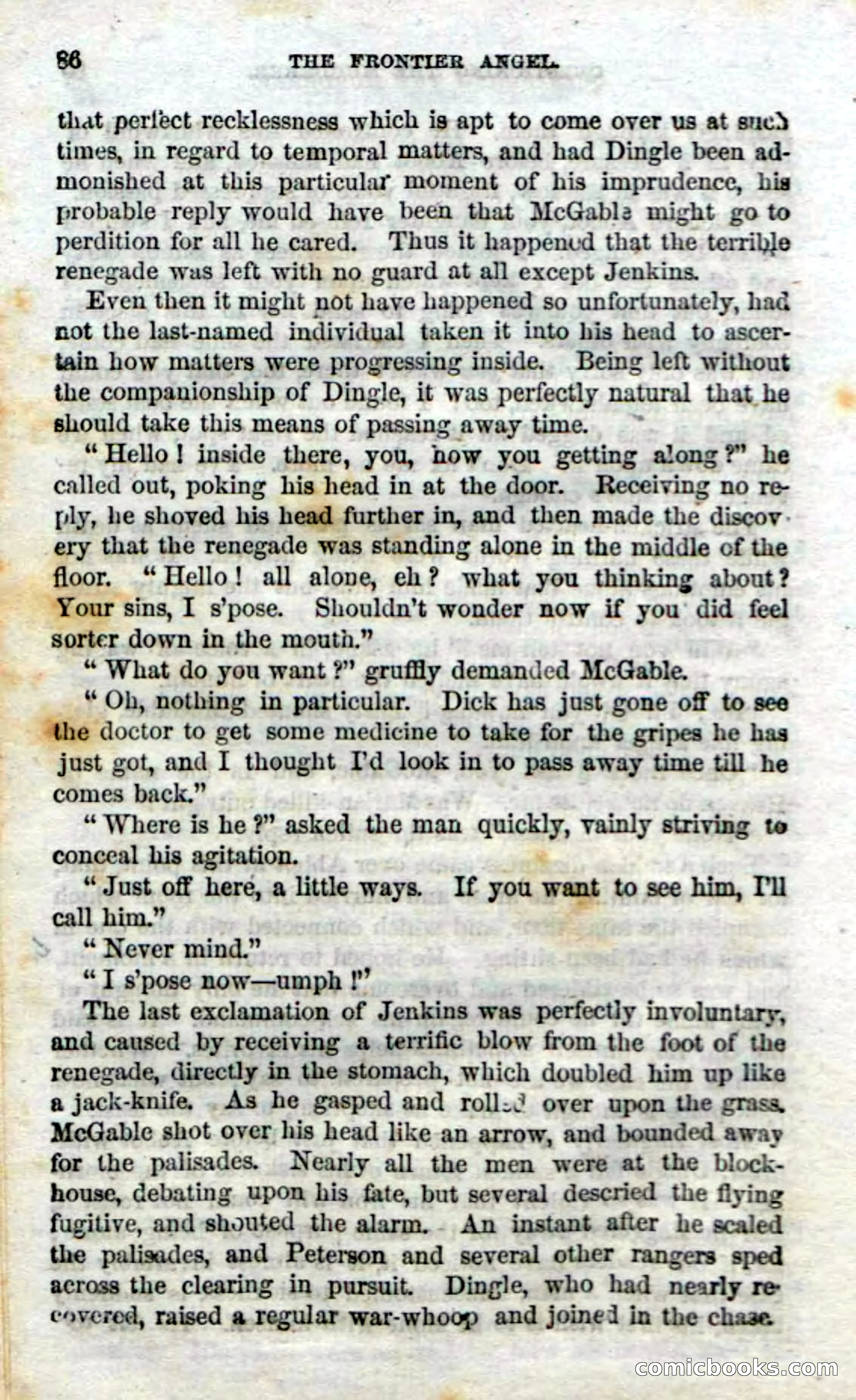 Beadle's Dime Novels No. 15: The Frontier Angel — page 88 of 132