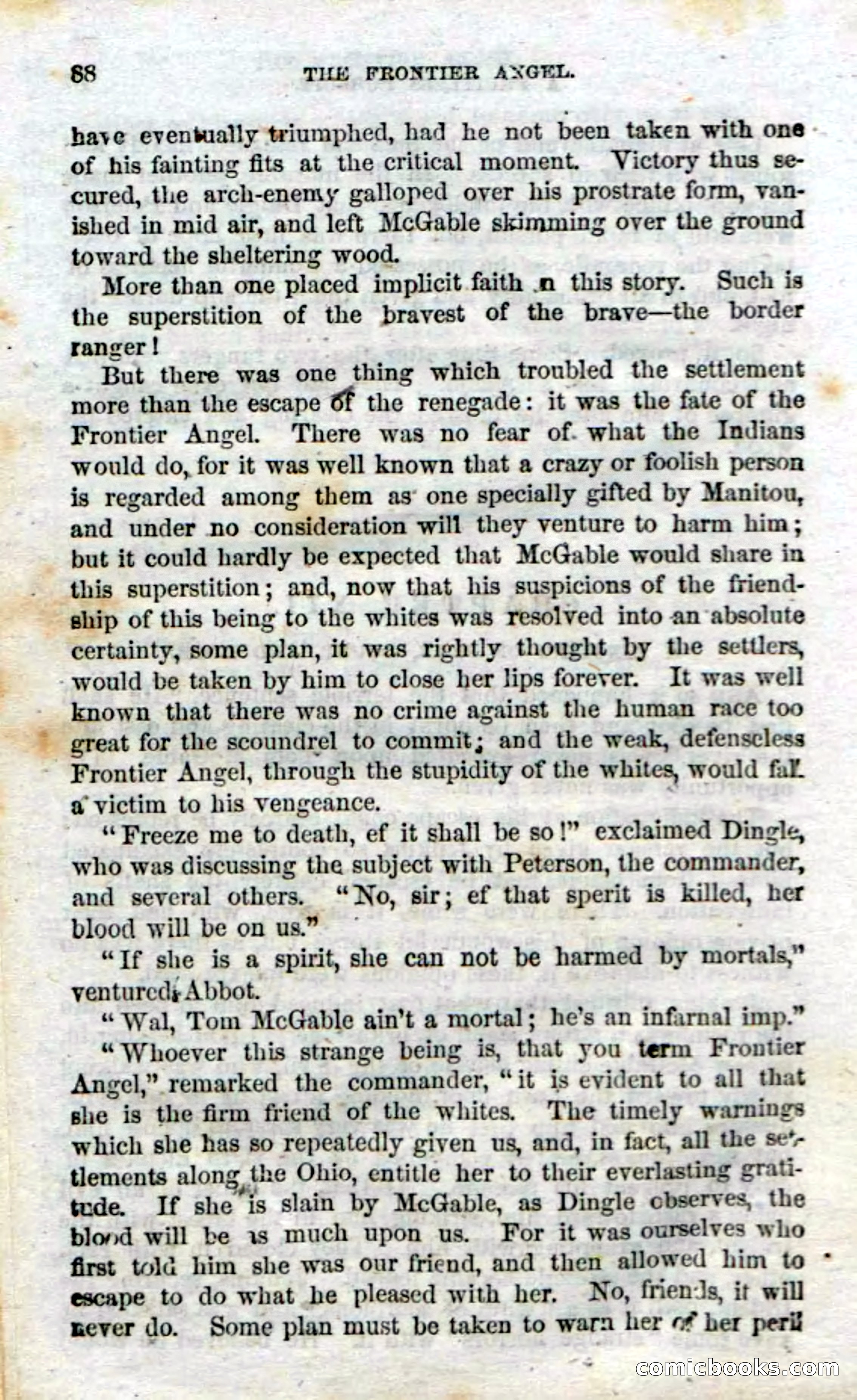 Beadle's Dime Novels No. 15: The Frontier Angel — page 90 of 132