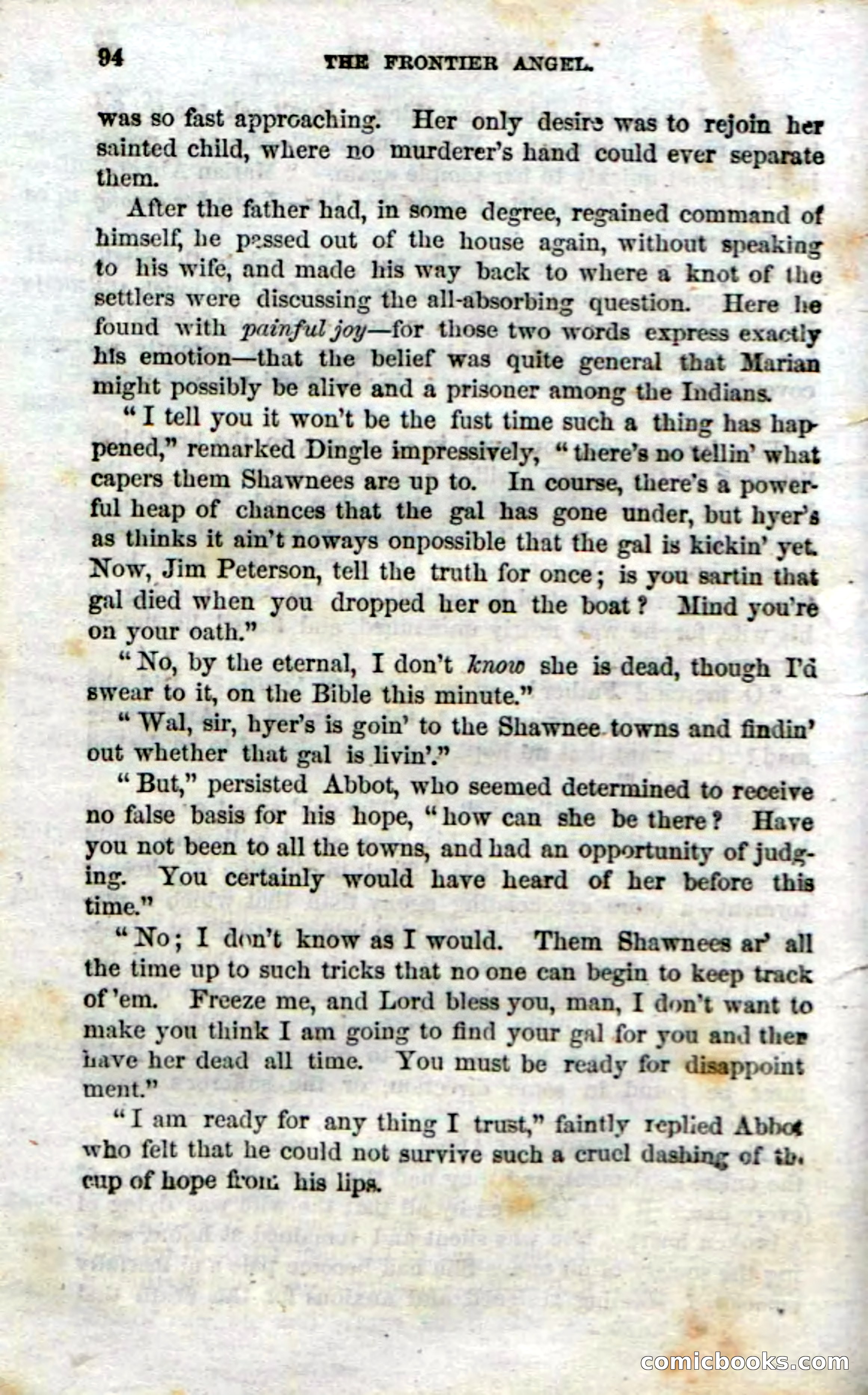 Beadle's Dime Novels No. 15: The Frontier Angel — page 96 of 132