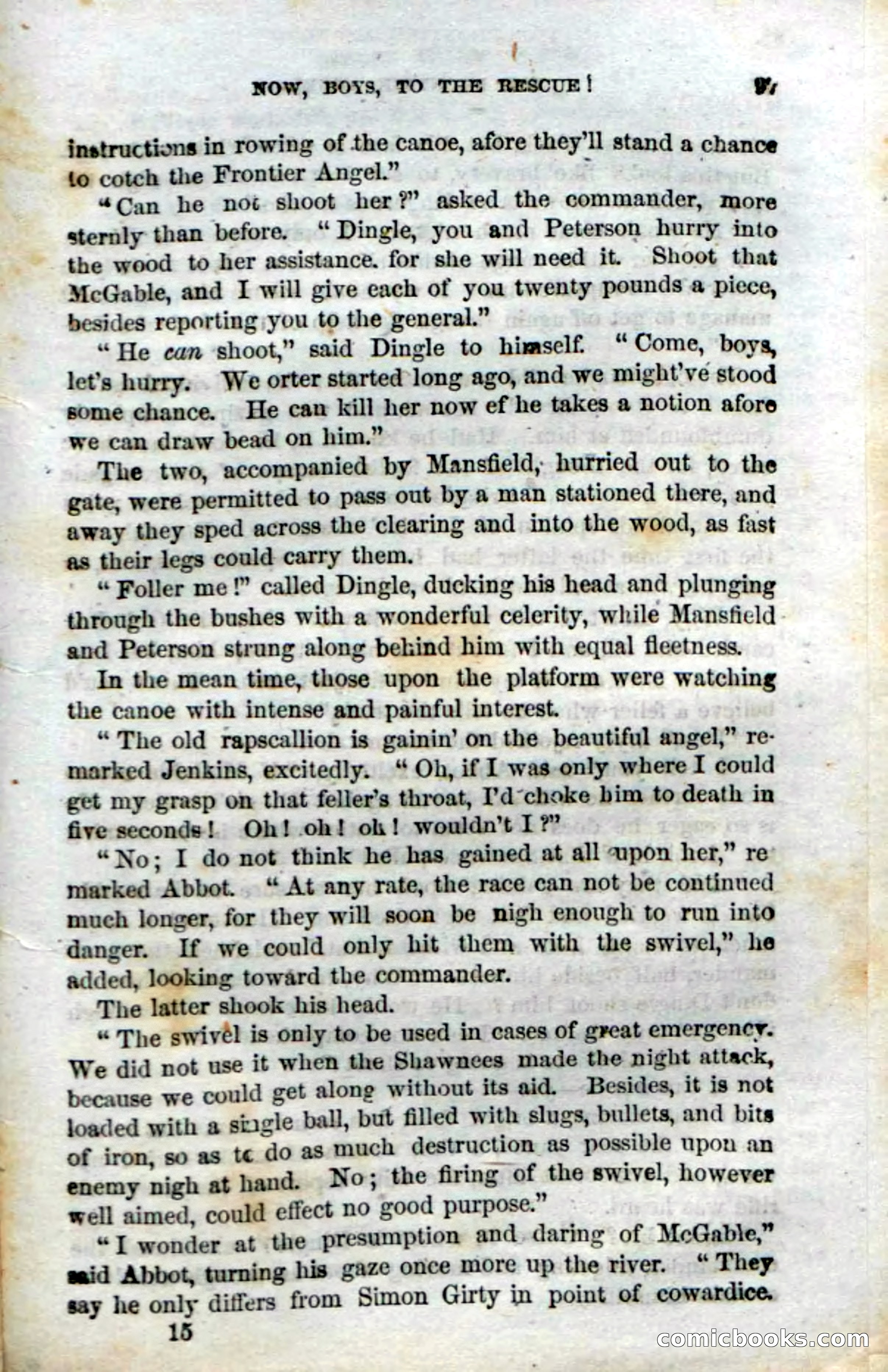Beadle's Dime Novels No. 15: The Frontier Angel — page 99 of 132