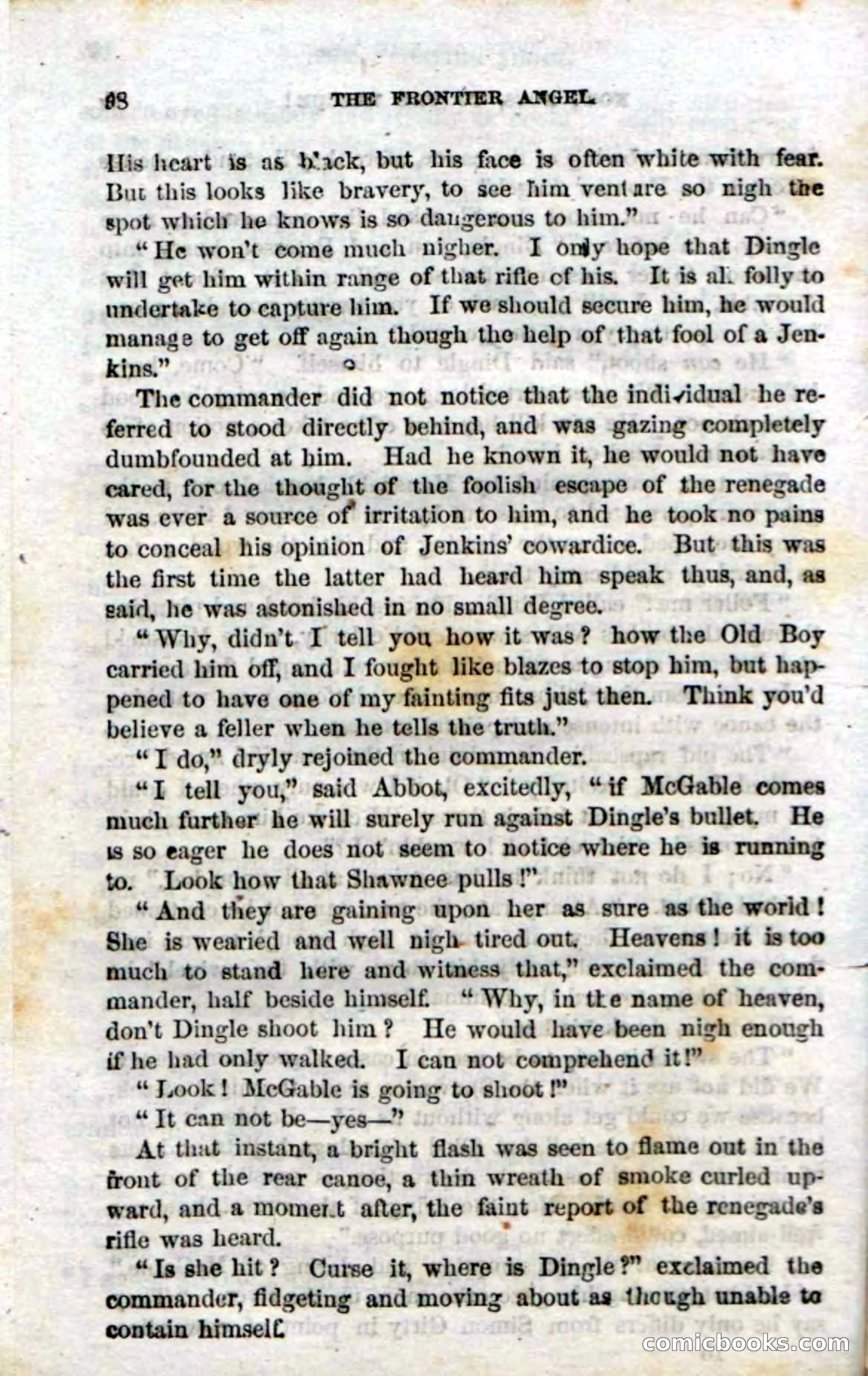 Beadle's Dime Novels No. 15: The Frontier Angel — page 100 of 132