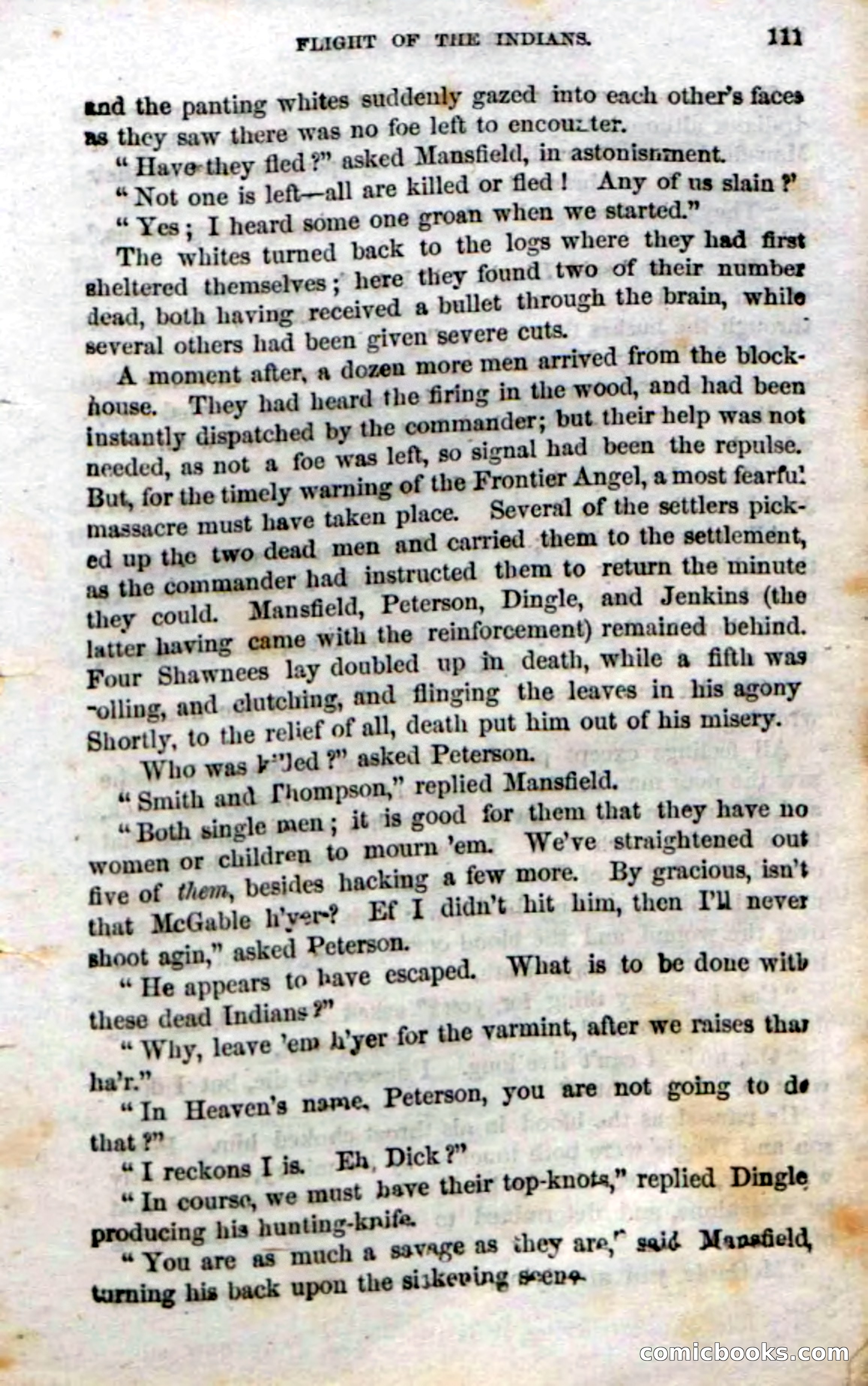 Beadle's Dime Novels No. 15: The Frontier Angel — page 113 of 132